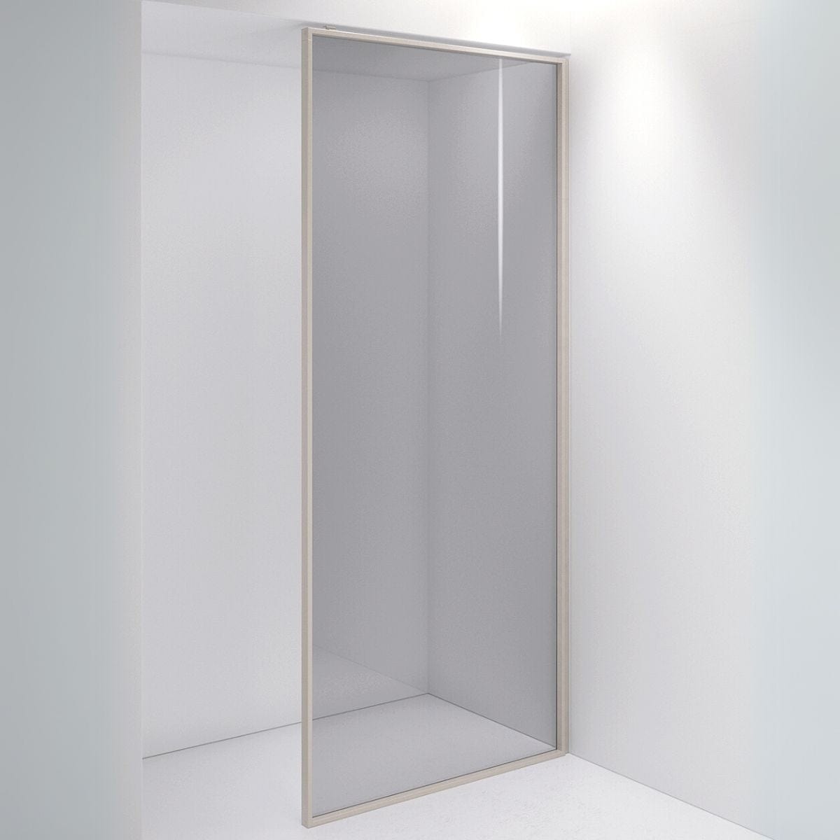 INR Dusjvegg EDGE 20 Plus 900 mm / Stone / Grått glass INR Iconic Nordic Rooms Dusjvegg