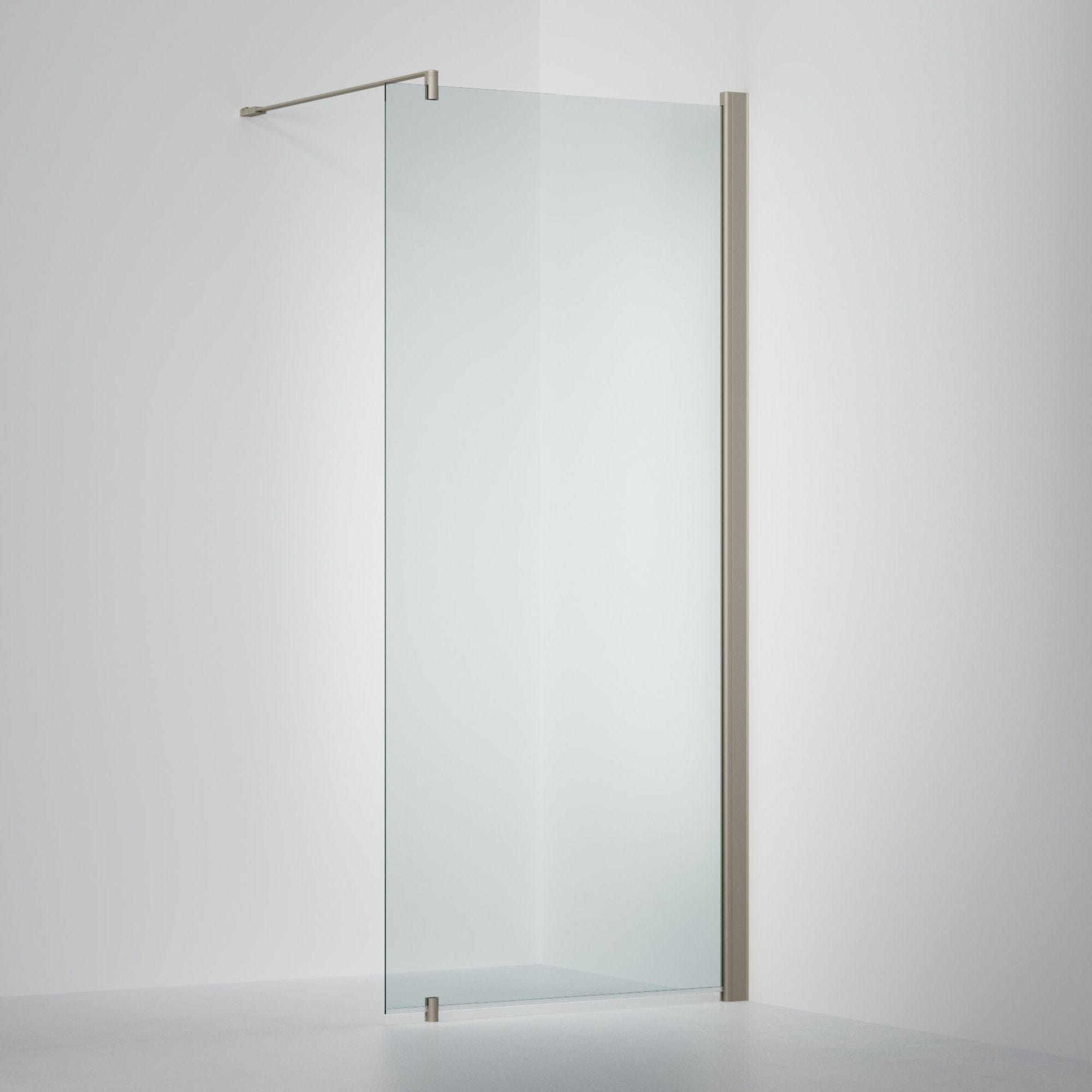 INR Dusjvegg LINC 20 Original Måltilpasset Stone / Måltilpasset - høyre / Timeless klart glass INR Iconic Nordic Rooms Dusjvegg INR-520211400