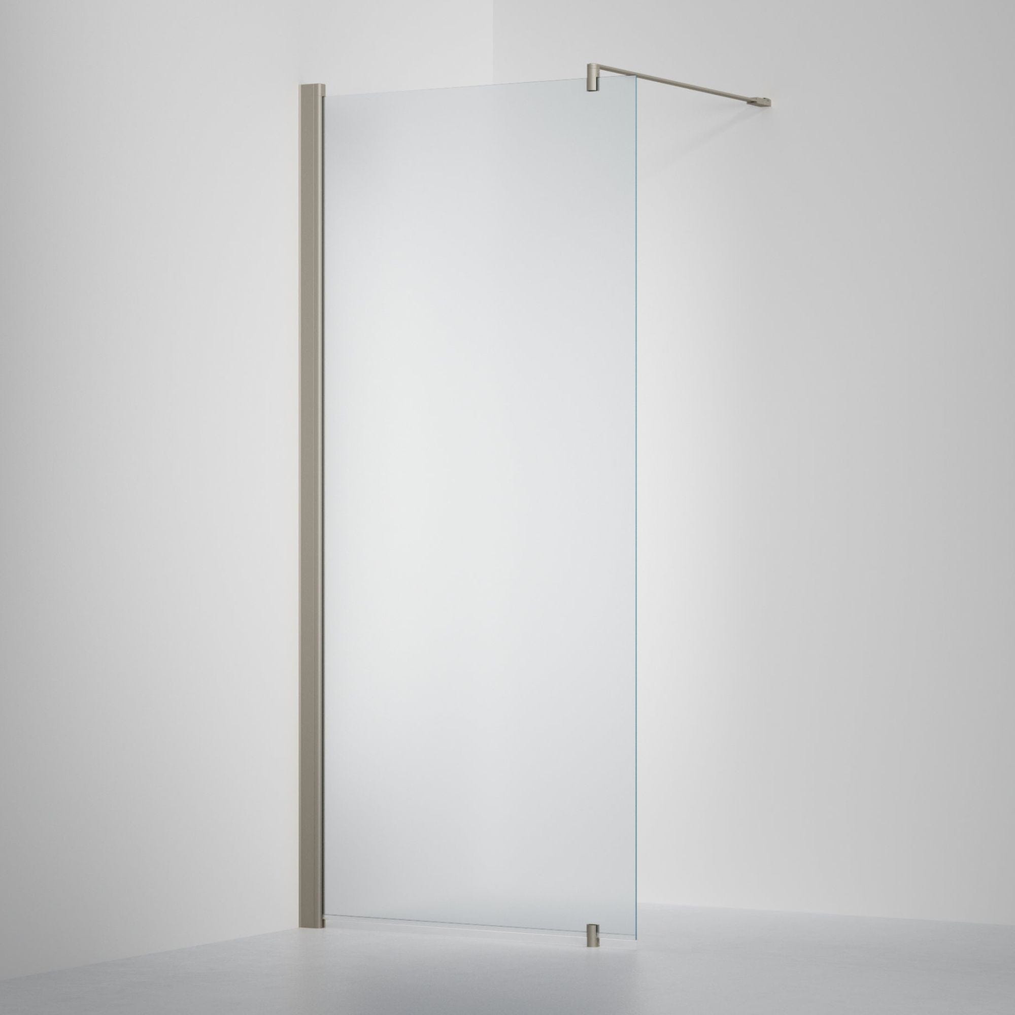 INR Dusjvegg LINC 20 Original Måltilpasset Stone / Måltilpasset - venstre / Frostet glass INR Iconic Nordic Rooms Dusjvegg INR-520110400