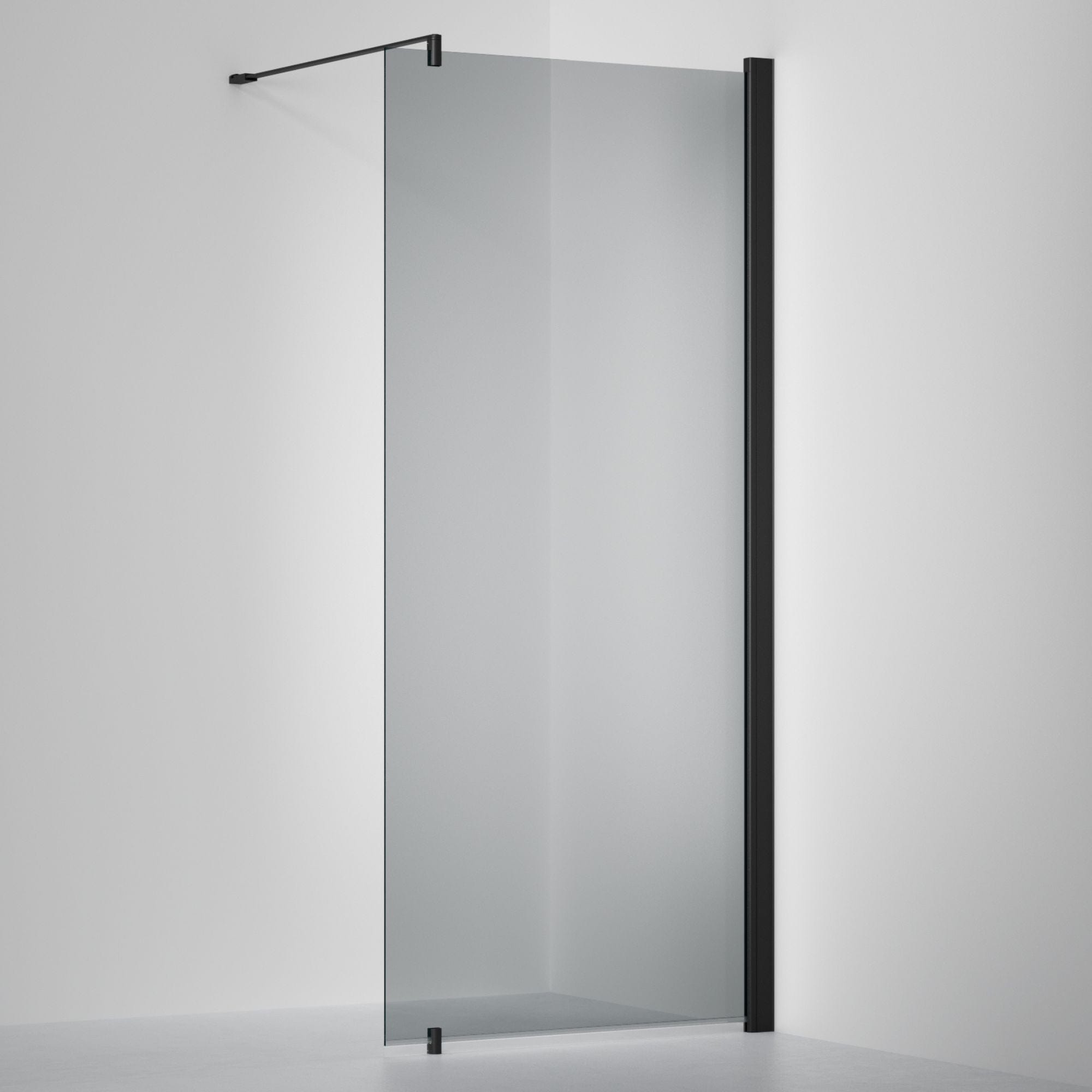 INR Dusjvegg LINC 20 Original Måltilpasset Svart matt / Måltilpasset / Grått glass INR Iconic Nordic Rooms Dusjvegg INR-52003100