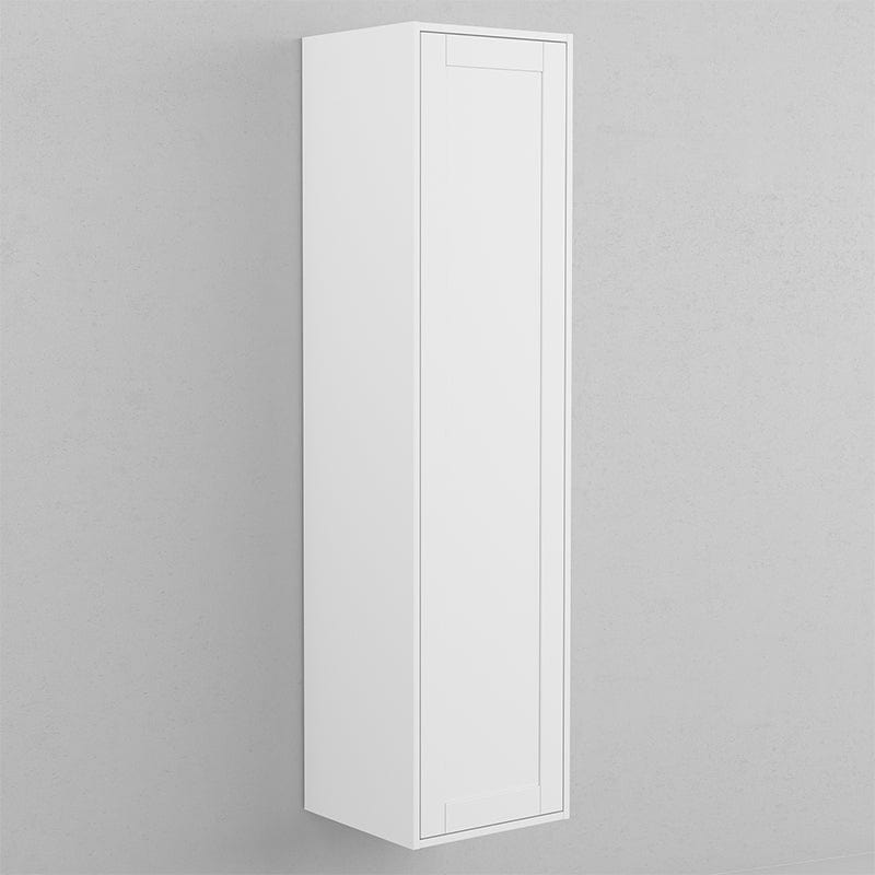 INR GRAND Classic Høyskap 5 Hyller B400xH1600xD400mm Premium white / Høyre hengslet INR Iconic Nordic Rooms Høyskap bad INR-354115H