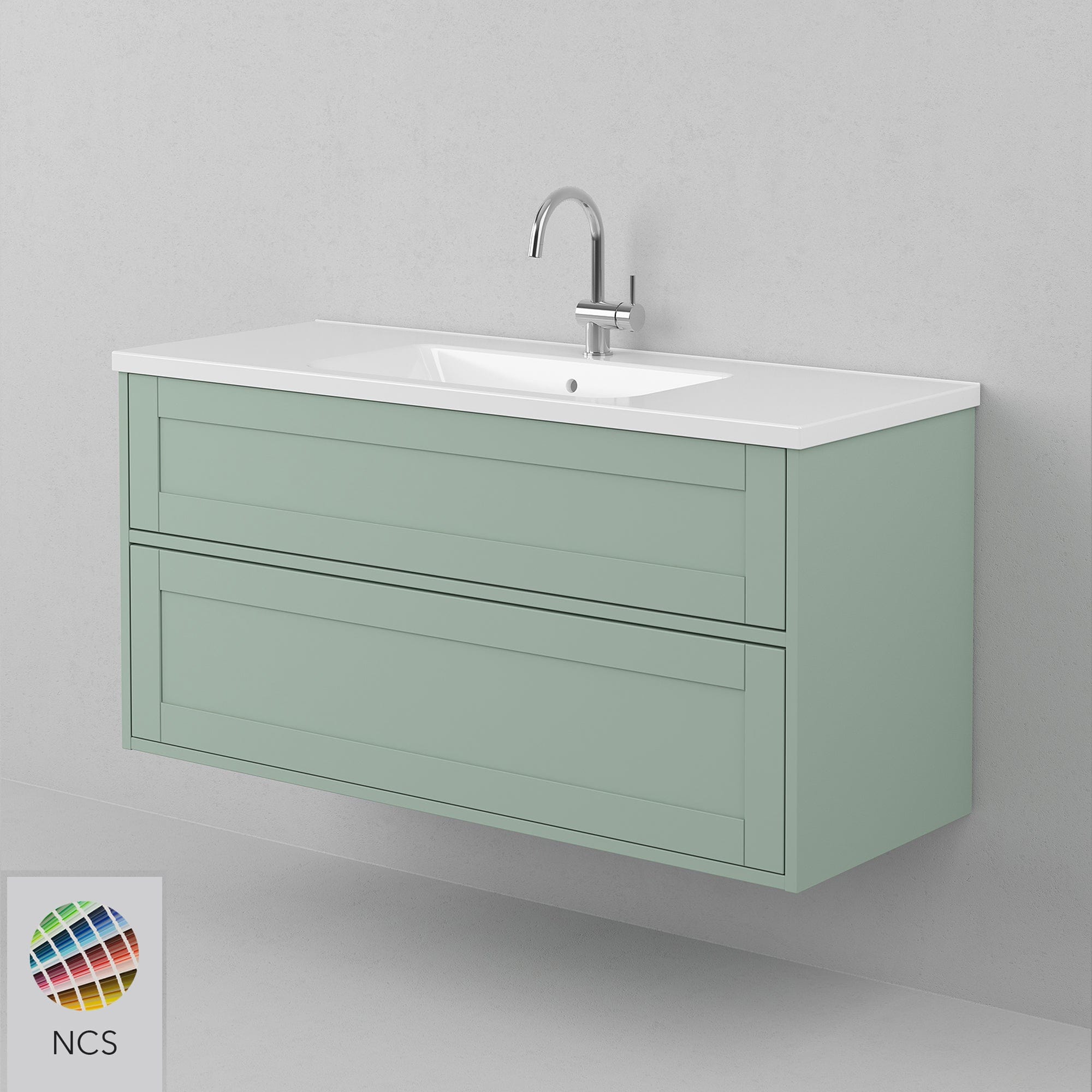 INR GRAND Classic Servantskap 2 Skuffer H570xD450mm NCS farge / 120cm INR Iconic Nordic Rooms Servantskap INR-335266