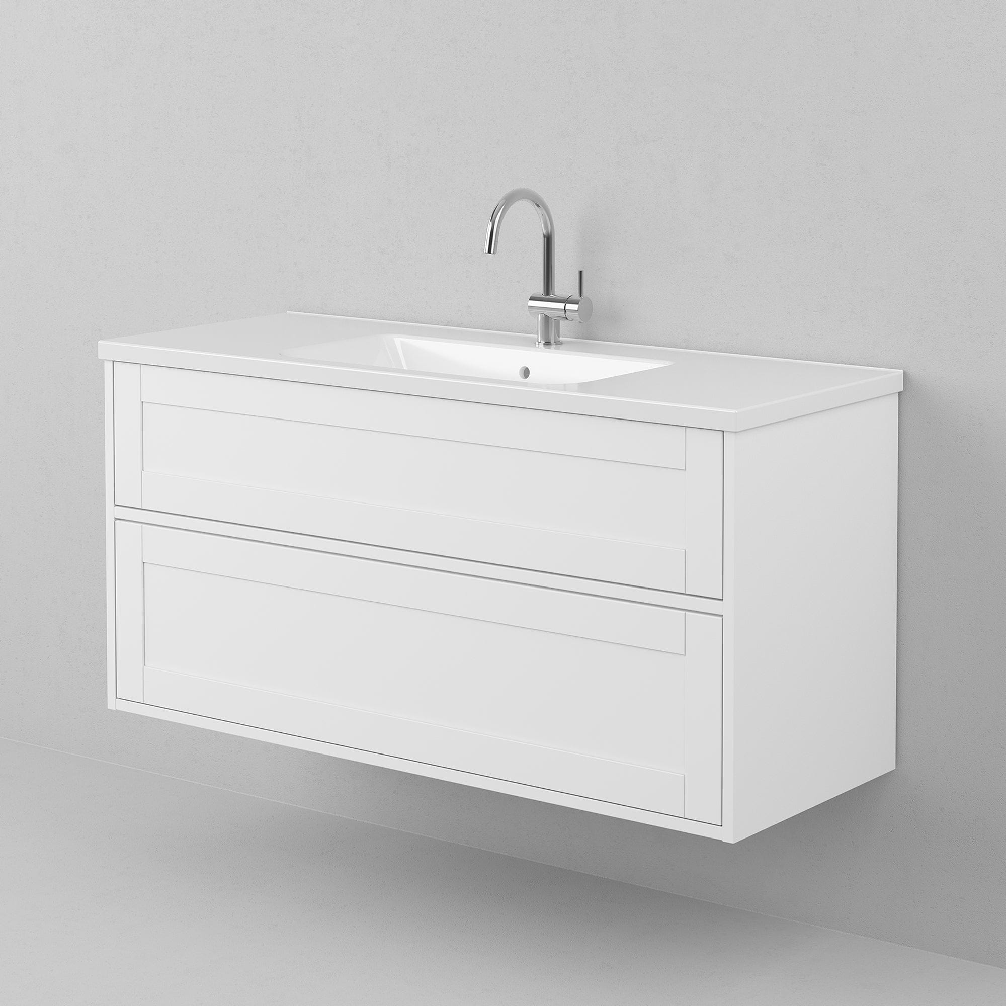 INR GRAND Classic Servantskap 2 Skuffer H570xD450mm Premium white / 120cm INR Iconic Nordic Rooms Servantskap INR-335215