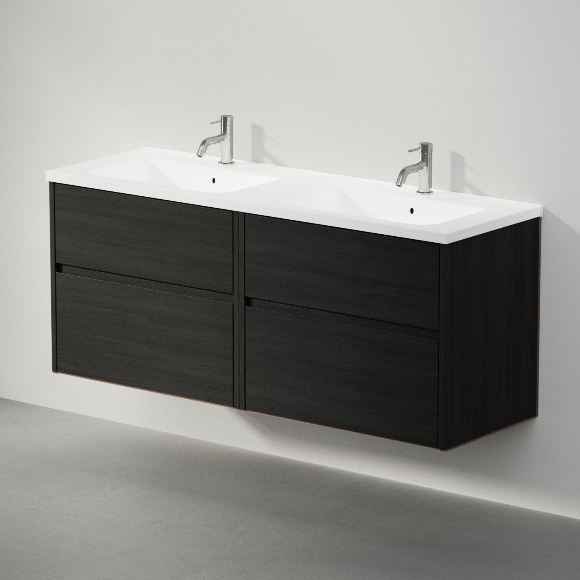 INR GRAND Grip Servantskap 140cm dobbel / Black oak INR Iconic Nordic Rooms Servantskap INR-372539