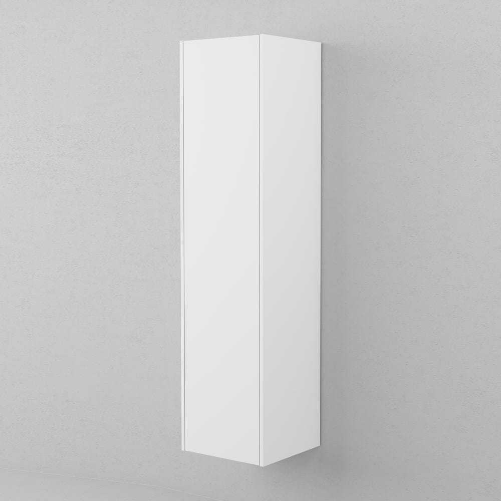 INR GRAND Solid Høyskap 5 Hyller B400xH1600xD380mm Premium white / Venstre hengslet INR Iconic Nordic Rooms Høyskap bad INR-354011V