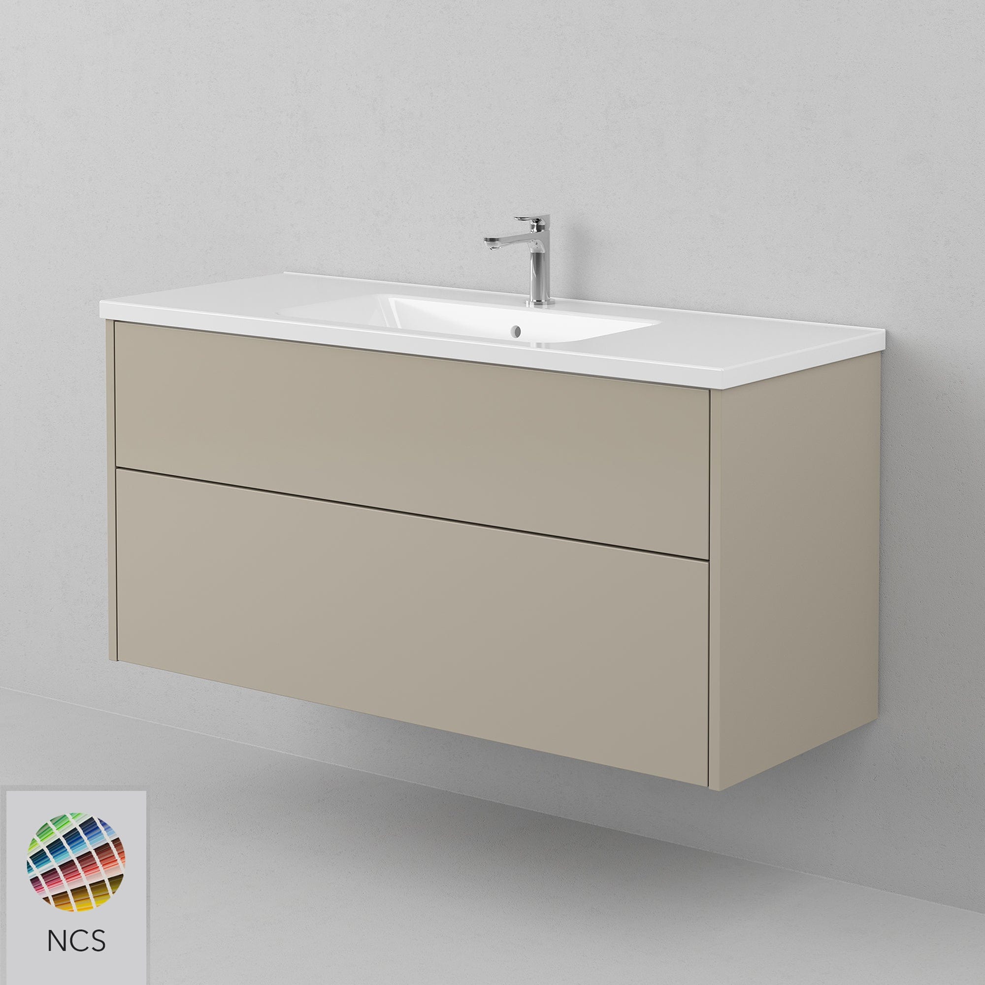 INR GRAND Solid Servantskap 2 Skuffer H570xD450mm NCS farge / 120cm INR Iconic Nordic Rooms Servantskap INR-335166