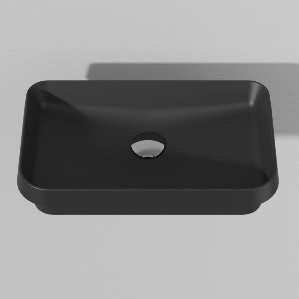 INR LEVEL Innfelt servant i benkeplate, Porselen B493xH40xD303mm INR Iconic Nordic Rooms Nedfelling