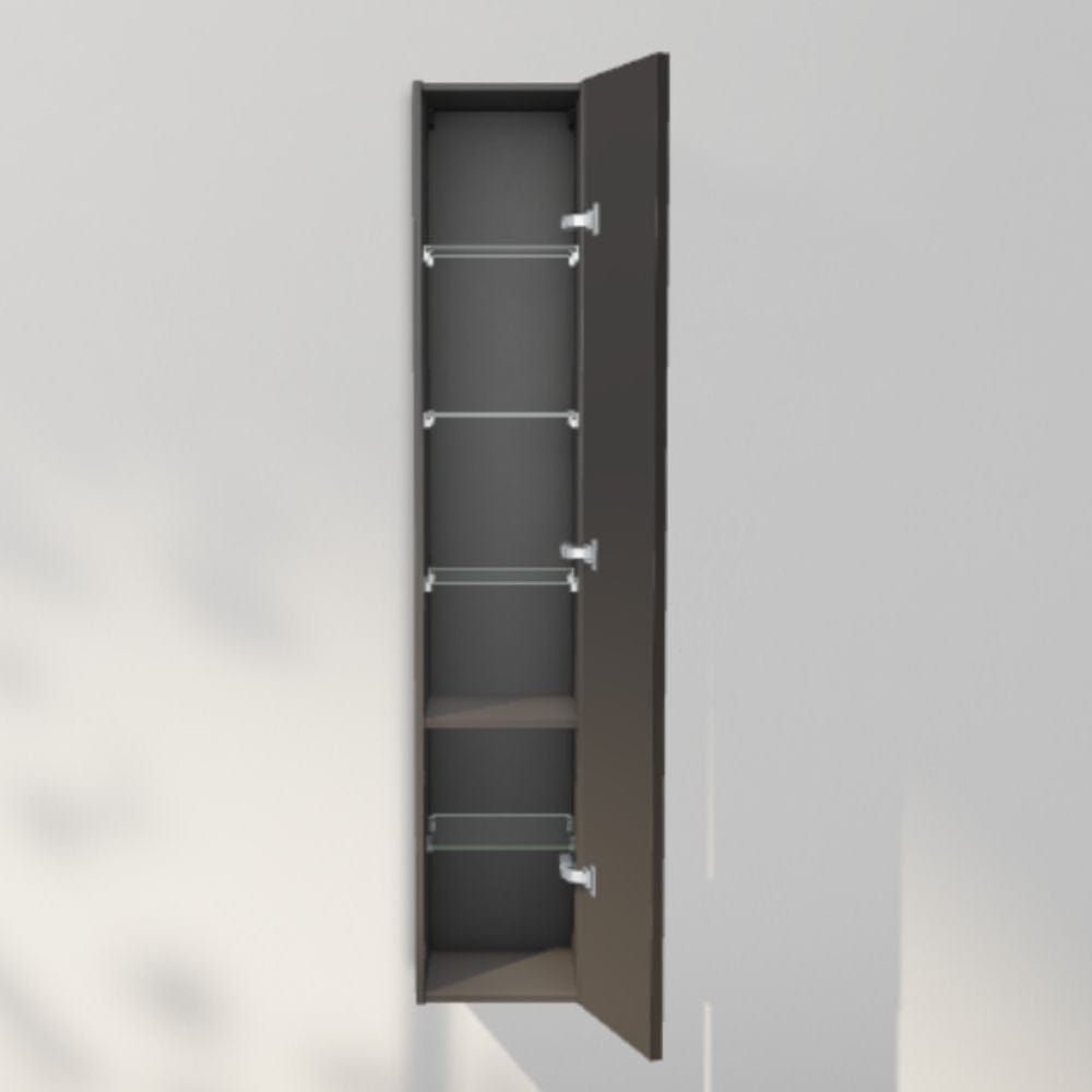 INR Sense 30/30 Høyskap Carbon grey / 30cm / Høyre INR Iconic Nordic Rooms Høyskap bad INR-386353H