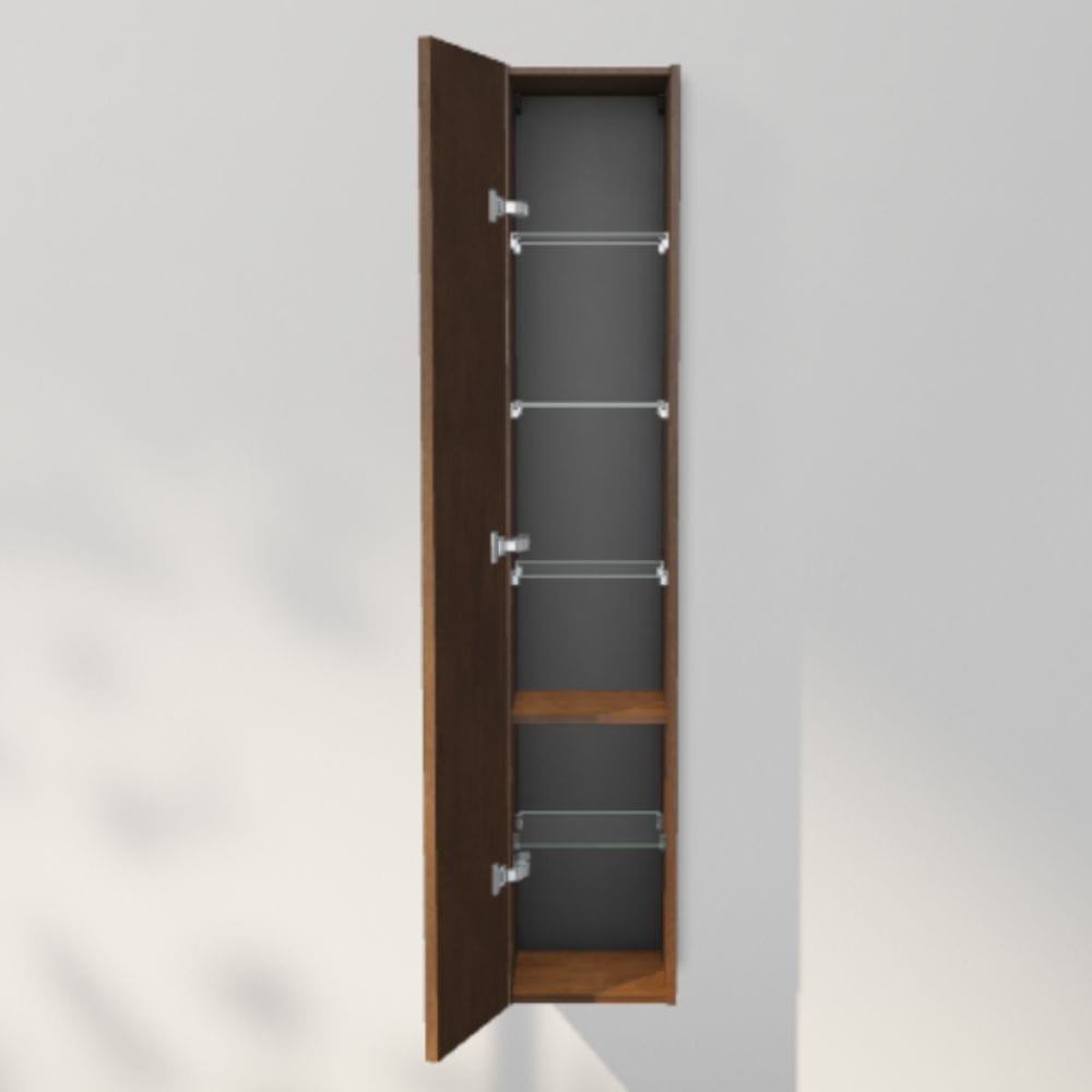 INR Sense 30/30 Høyskap Dark oak / 30cm / Venstre INR Iconic Nordic Rooms Høyskap bad INR-386338V