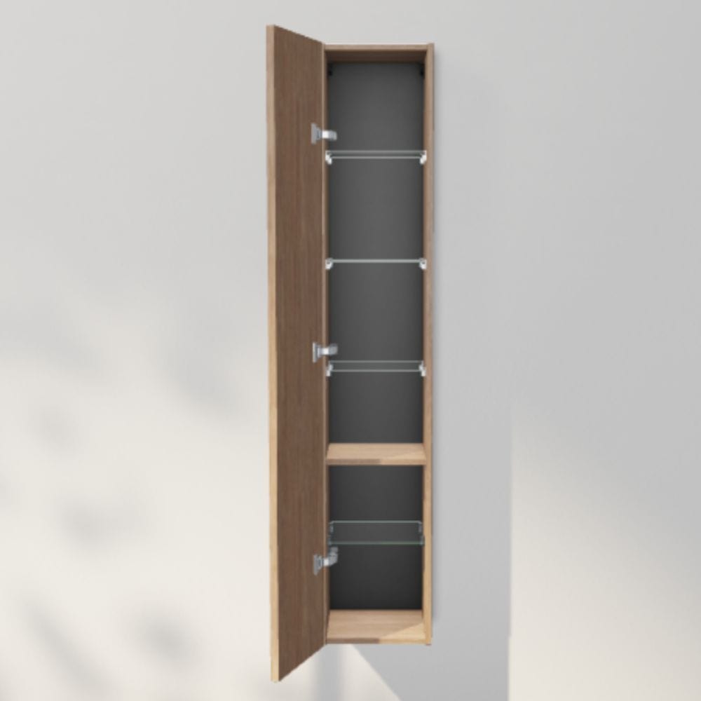 INR Sense 30/30 Høyskap Natural oak / 30cm / Venstre INR Iconic Nordic Rooms Høyskap bad INR-386334V