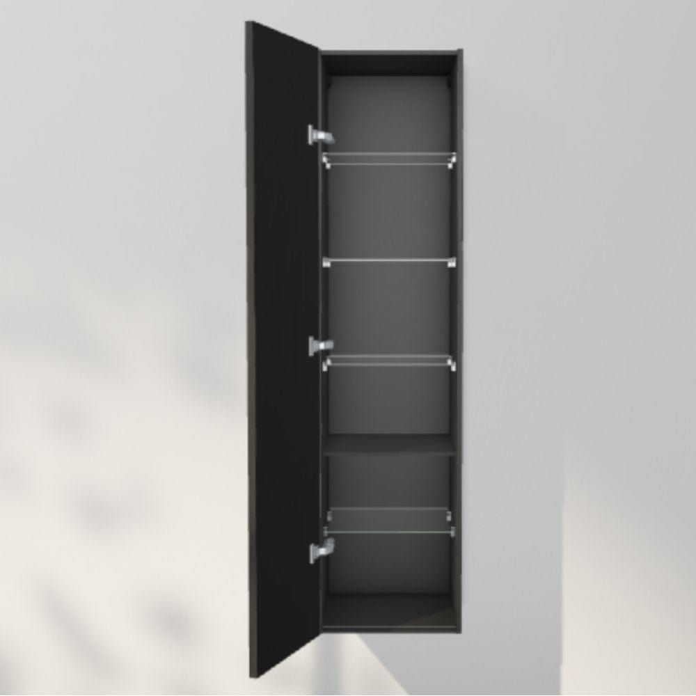 INR Sense 40/40 Høyskap Black oak / 40cm / Venstre INR Iconic Nordic Rooms Høyskap bad INR-386539V