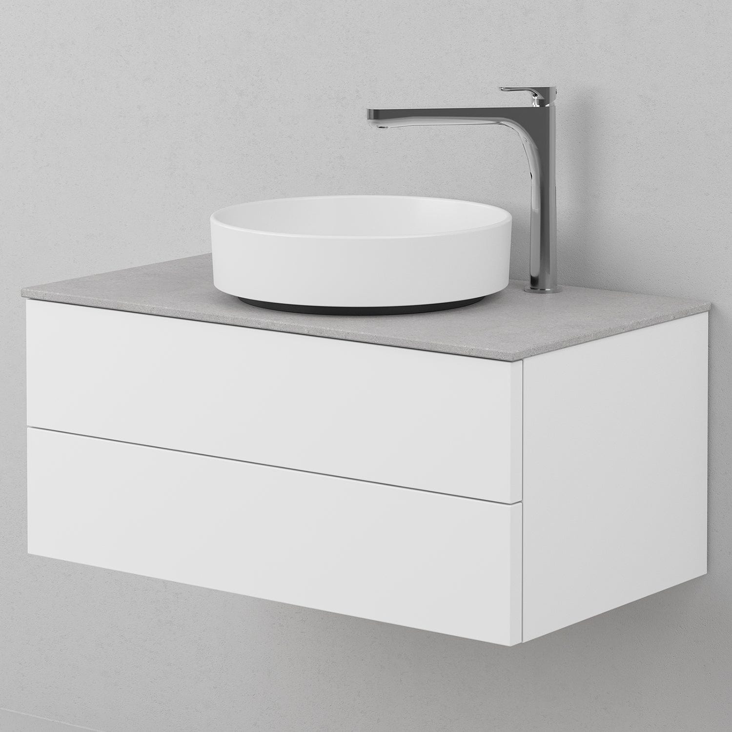 INR Servantskap AIR Solid med 2 Skuffer H:35xD45 cm INR Iconic Nordic Rooms Servantskap