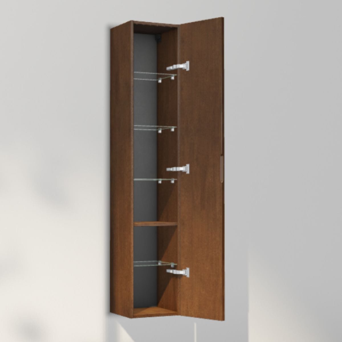 INR Solid 30/30 Høyskap Dark oak / 30cm / Høyre INR Iconic Nordic Rooms Høyskap bad INR-385838H