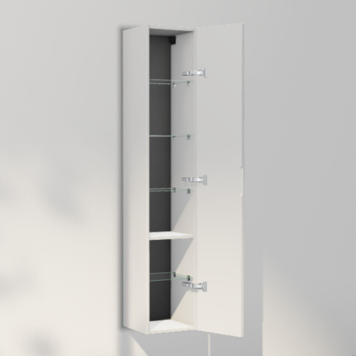 INR Solid 30/30 Høyskap Pure white / 30cm / Høyre INR Iconic Nordic Rooms Høyskap bad INR-385816H