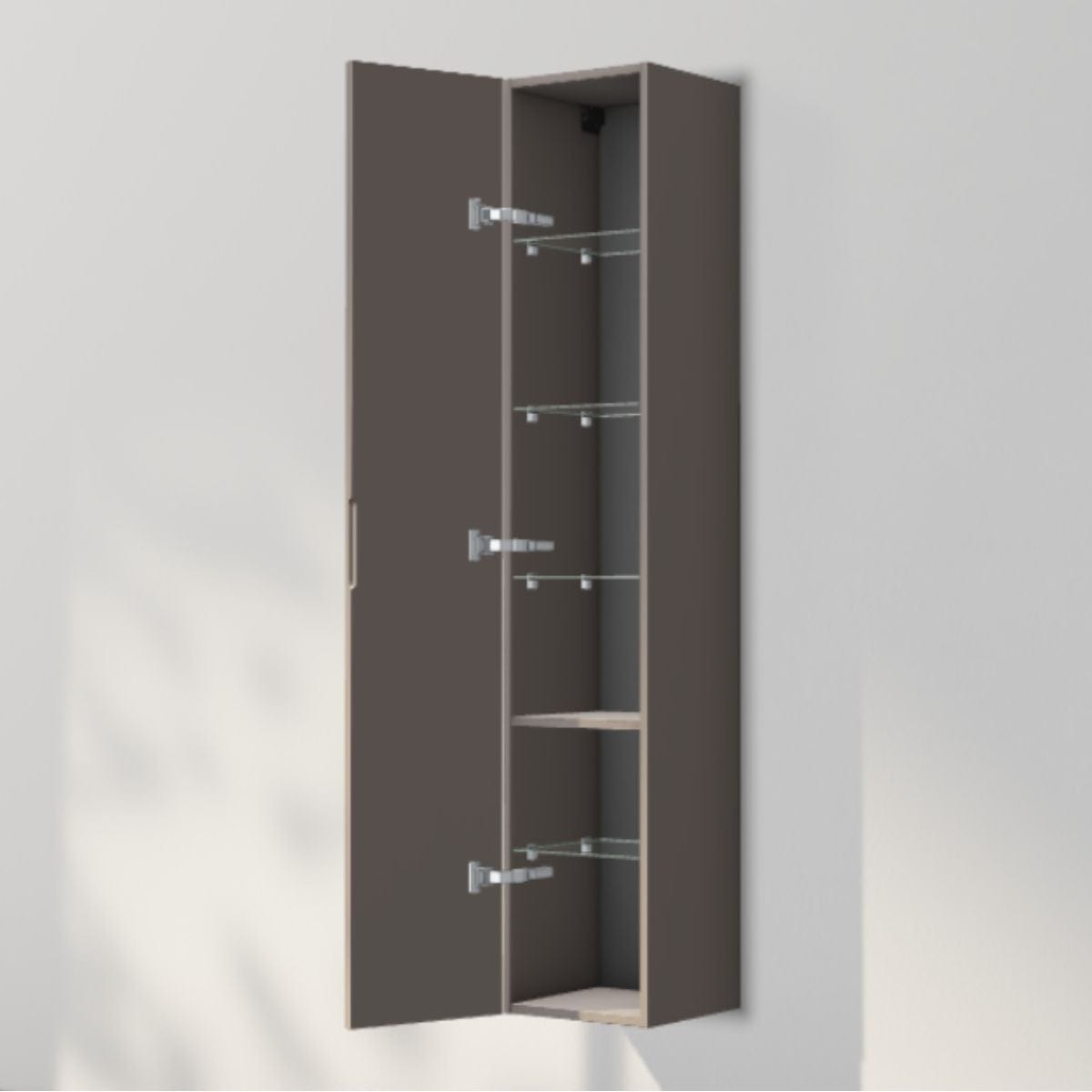 INR Solid 30/30 Høyskap Warm clay / 30cm / Venstre INR Iconic Nordic Rooms Høyskap bad INR-385855V