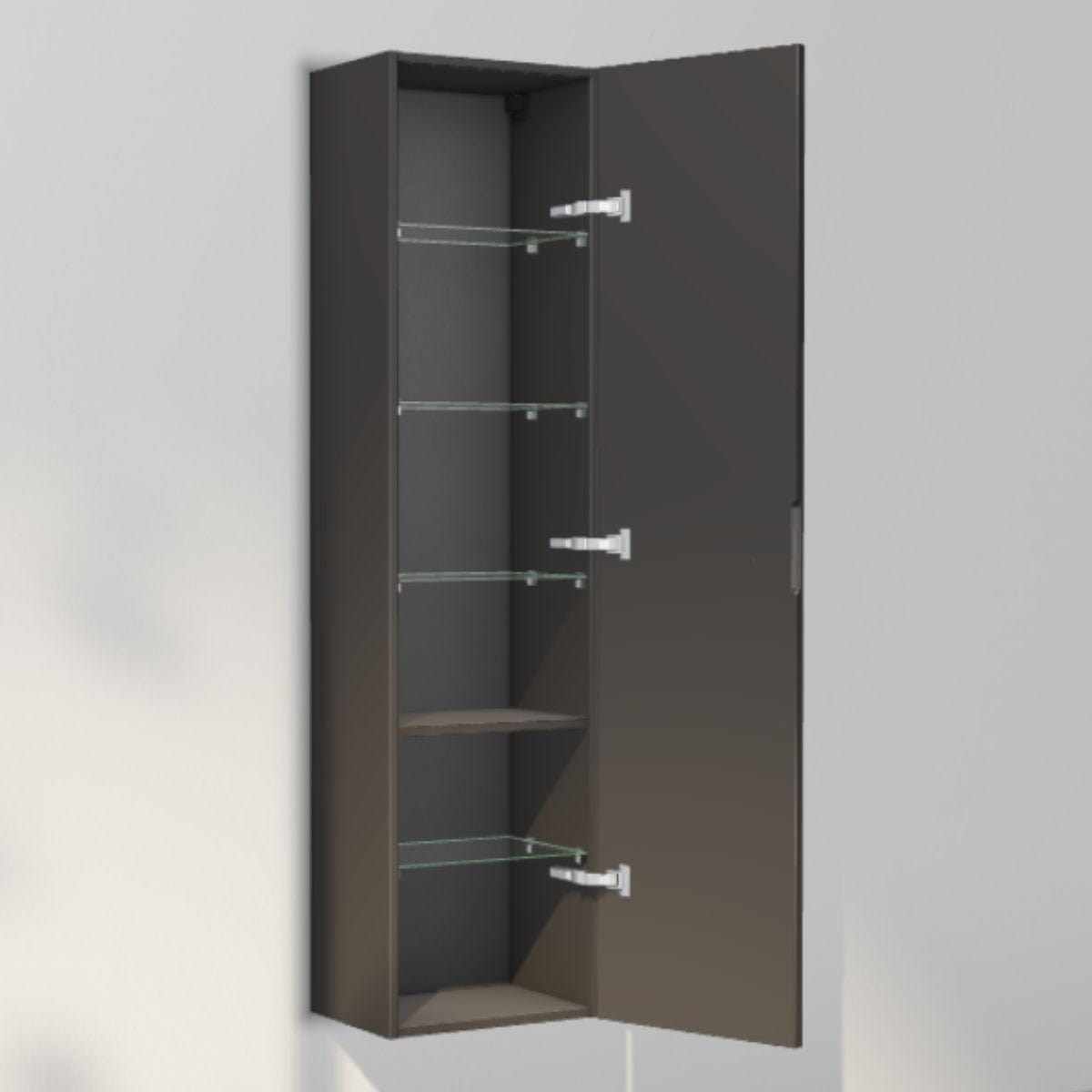 INR Solid 40/30 Høyskap Carbon grey / 40cm / Høyre INR Iconic Nordic Rooms Høyskap bad INR-385953H