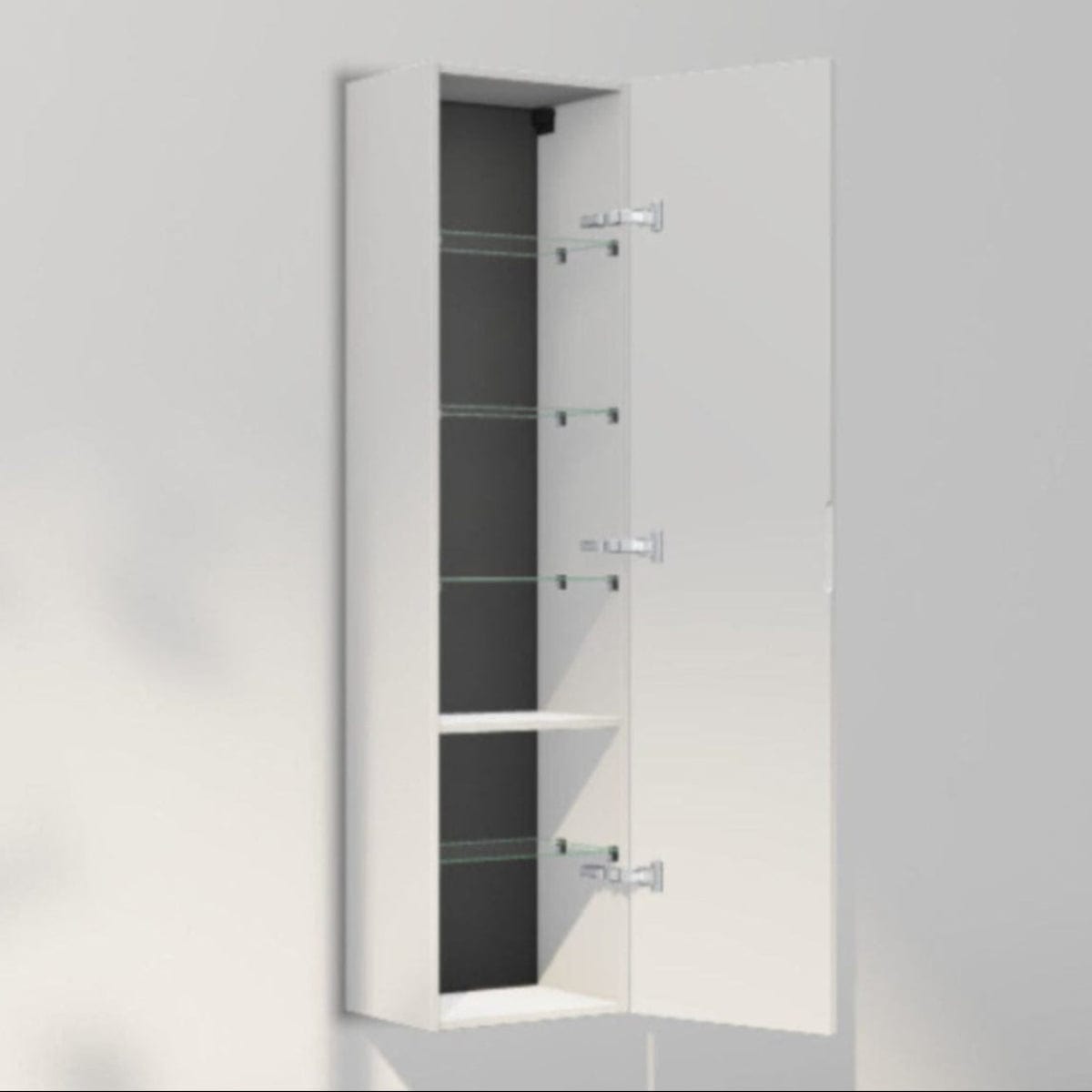 INR Solid 40/30 Høyskap Pure white / 40cm / Høyre INR Iconic Nordic Rooms Høyskap bad INR-385916H