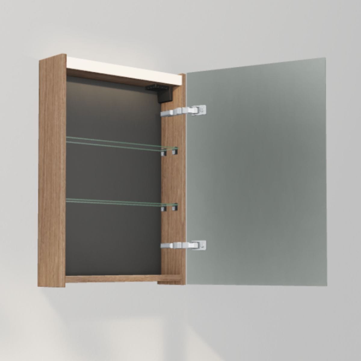 INR STAGE 50 Speilskap med Stikkontakt Natural oak / 50cm / Høyre INR Iconic Nordic Rooms Speilskap INR-368634H