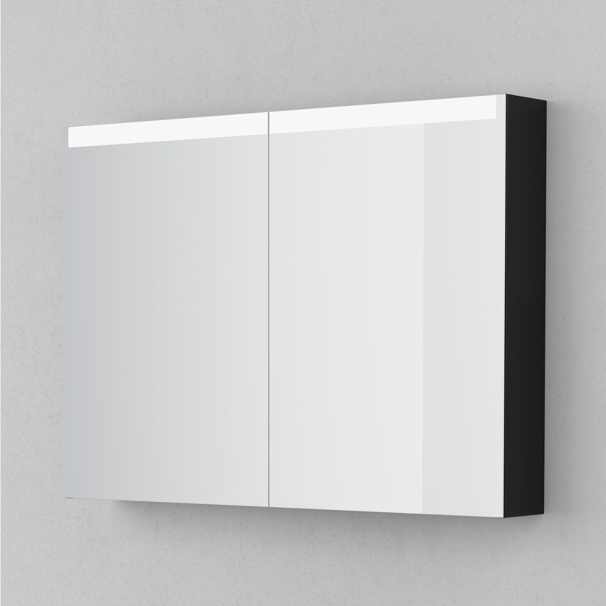 INR STAGE Speilskap med stikkontakt B40-140xH72xD14cm 100cm / Black oak INR Iconic Nordic Rooms Speilskap INR-368939