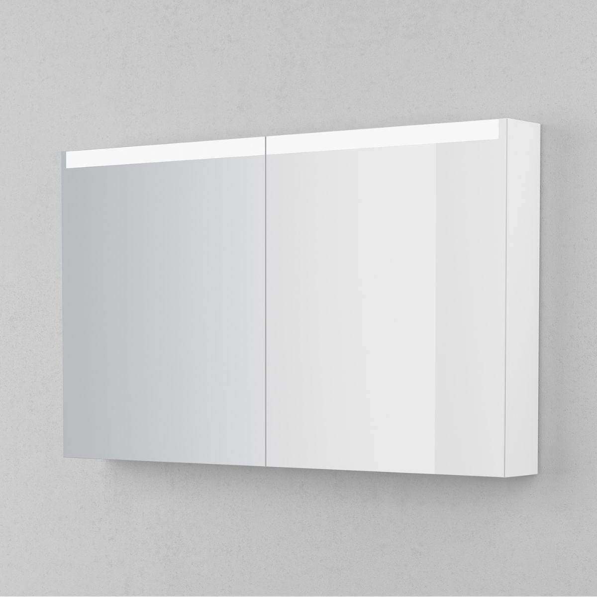 INR STAGE Speilskap med stikkontakt B40-140xH72xD14cm 120cm / Premium white INR Iconic Nordic Rooms Speilskap INR-369011