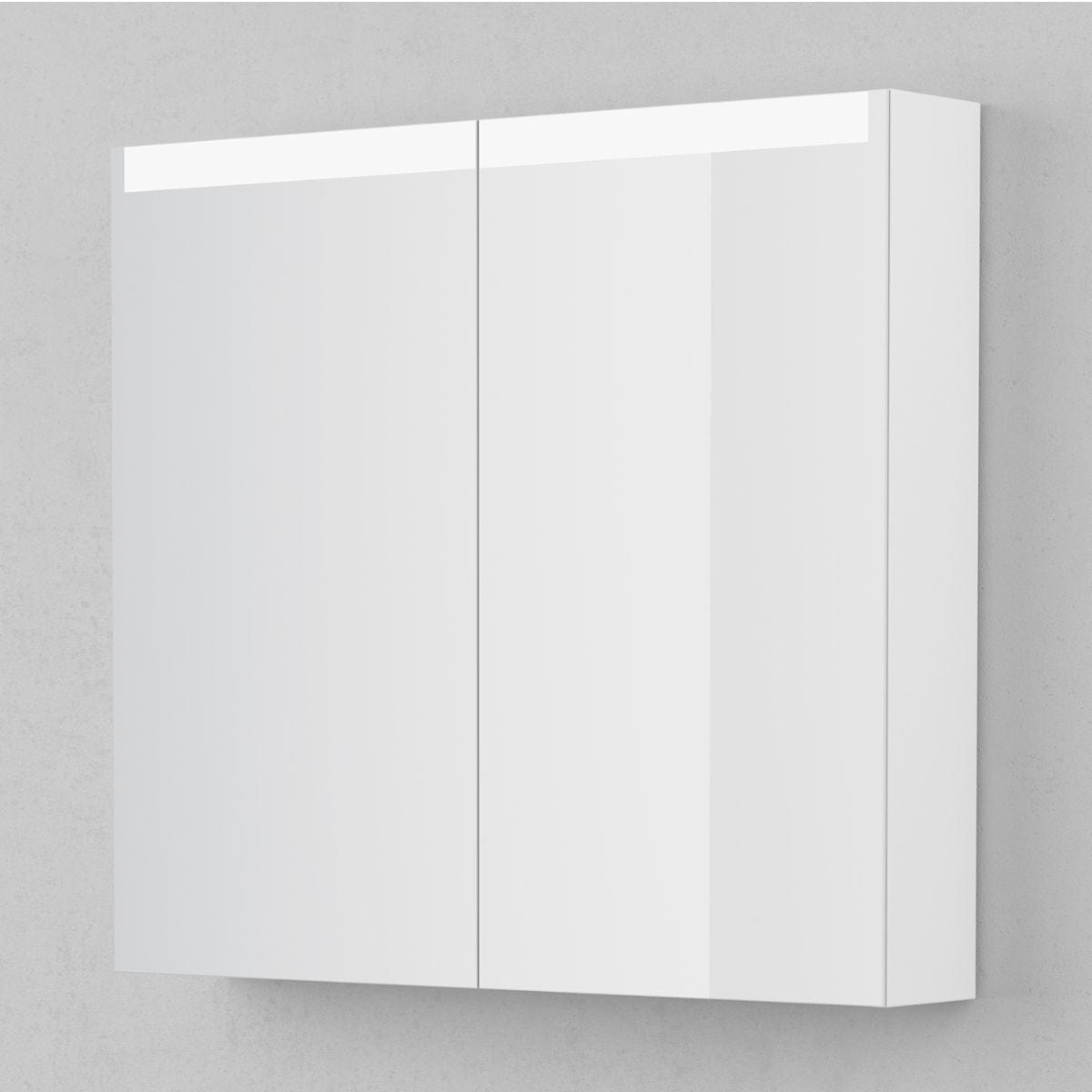 INR STAGE Speilskap med stikkontakt B40-140xH72xD14cm 80cm / Premium white INR Iconic Nordic Rooms Speilskap INR-368811