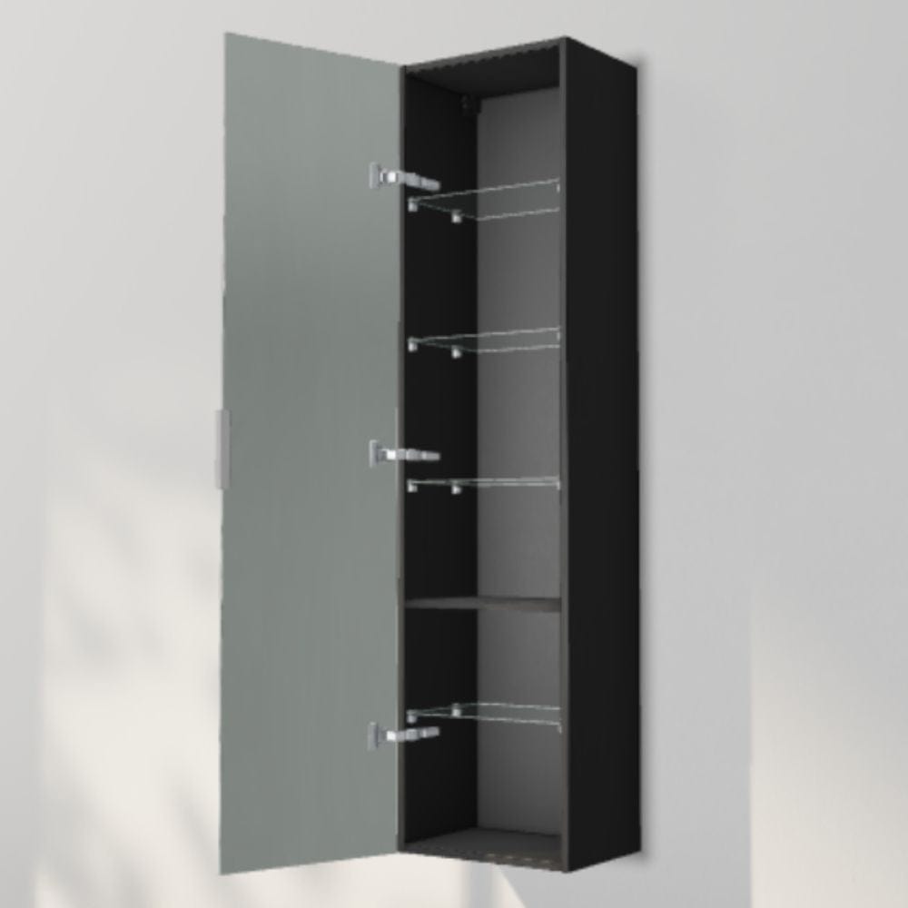 INR Twin 40/30 Høyskap Black oak / 40cm / Venstre INR Iconic Nordic Rooms Høyskap bad INR-386739V