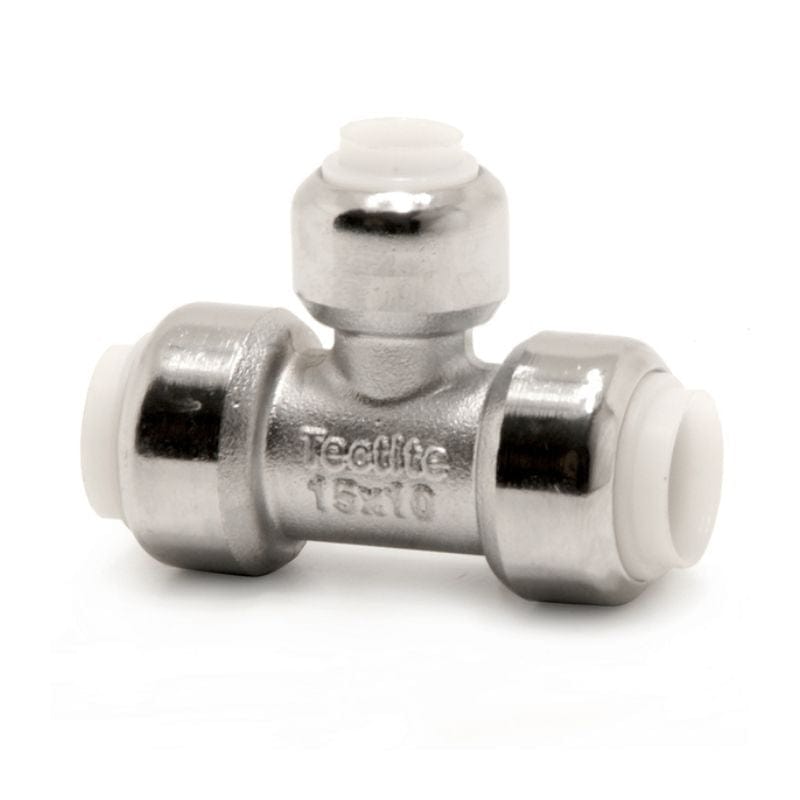 Isiflo T-rør Tectite Classic med Reduksjon 12x10x12mm Isiflo T-rør PE GRO-5059079