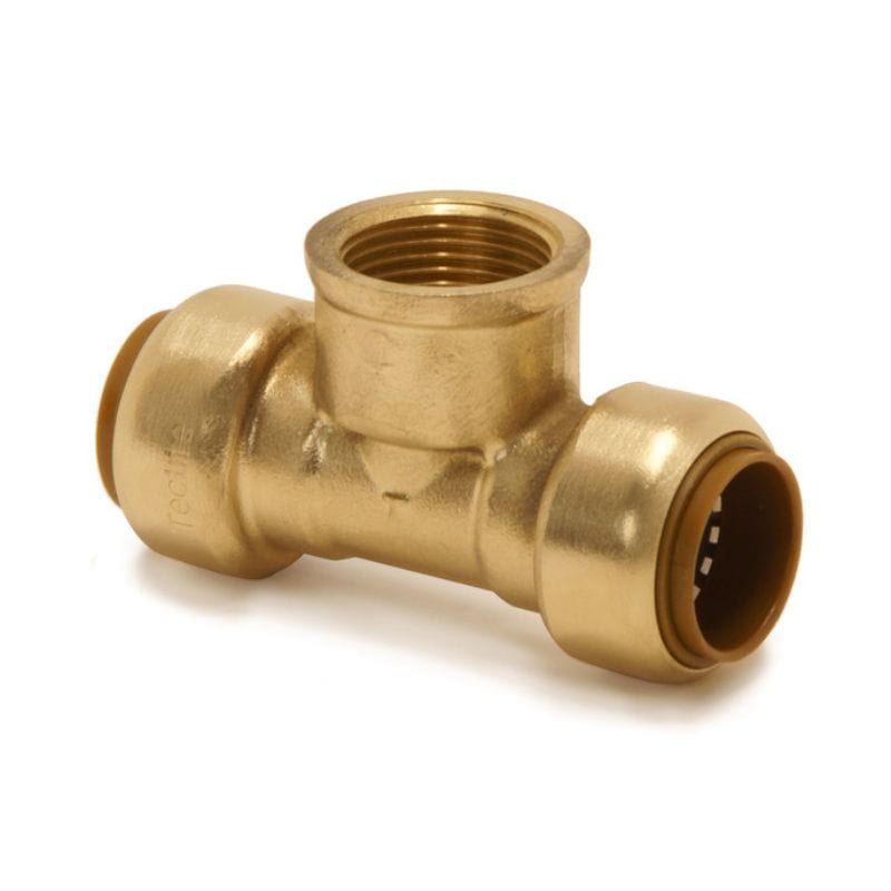 Isiflo Tectite Classic T-rør med Innvendige Gjenger Gull Isiflo T-rør PE GRO-5059117