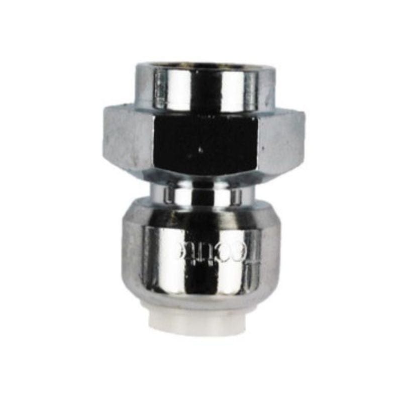 Isiflo Tectite Classic Union med Innvendige Gjenger Krom / 10mmx3/8" Isiflo Union PE GRO-5058927