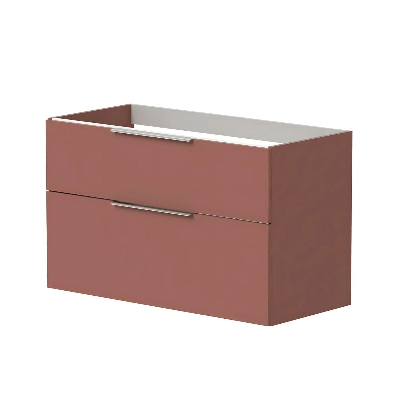 Korsbakken Big Kommode 2 Skuffer Antikk rød / 100cm Korsbakken Sideskap bad KO-330514100