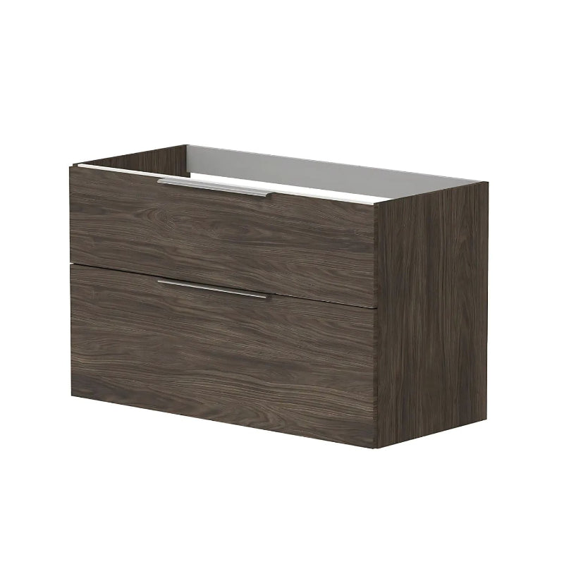 Korsbakken Big Kommode 2 Skuffer Brun eik / 100cm Korsbakken Sideskap bad KO-330506100