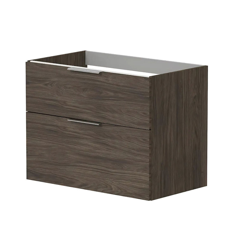 Korsbakken Big Kommode 2 Skuffer Brun eik / 80cm Korsbakken Sideskap bad KO-330506080