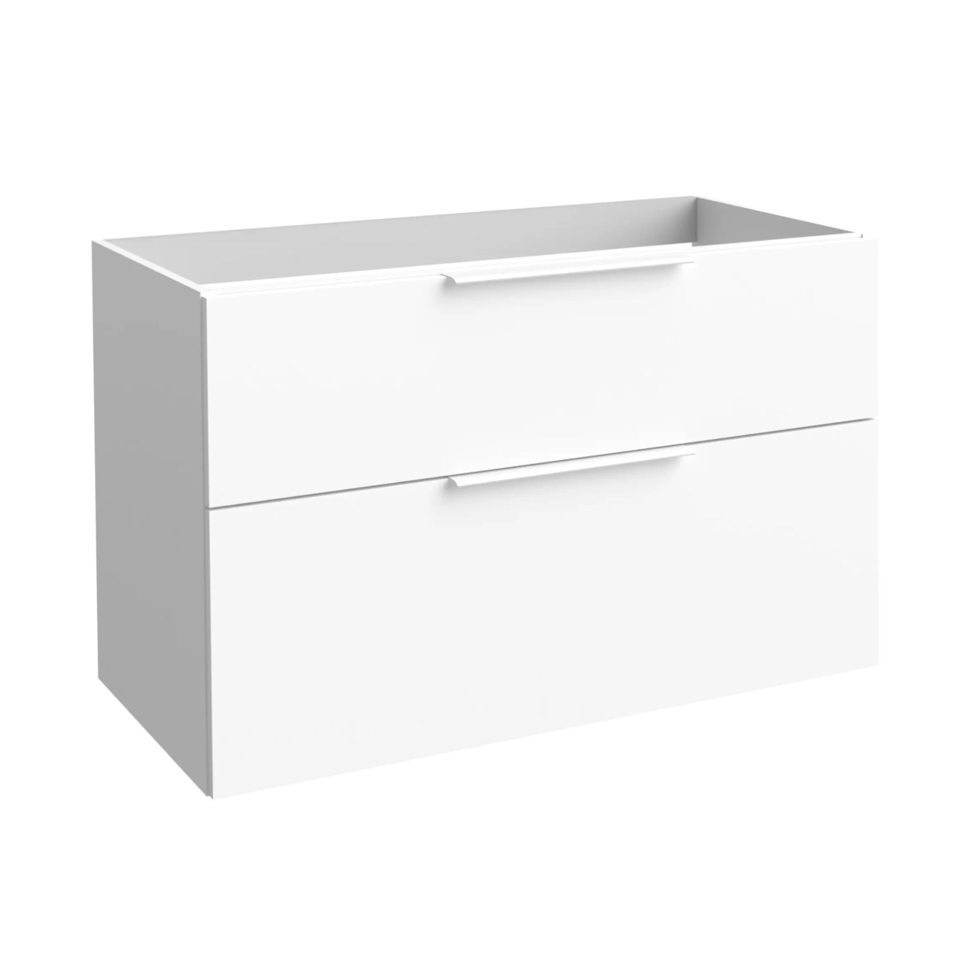 Korsbakken Big Kommode 2 Skuffer Hvit matt / 100cm Korsbakken Sideskap bad KO-330502100