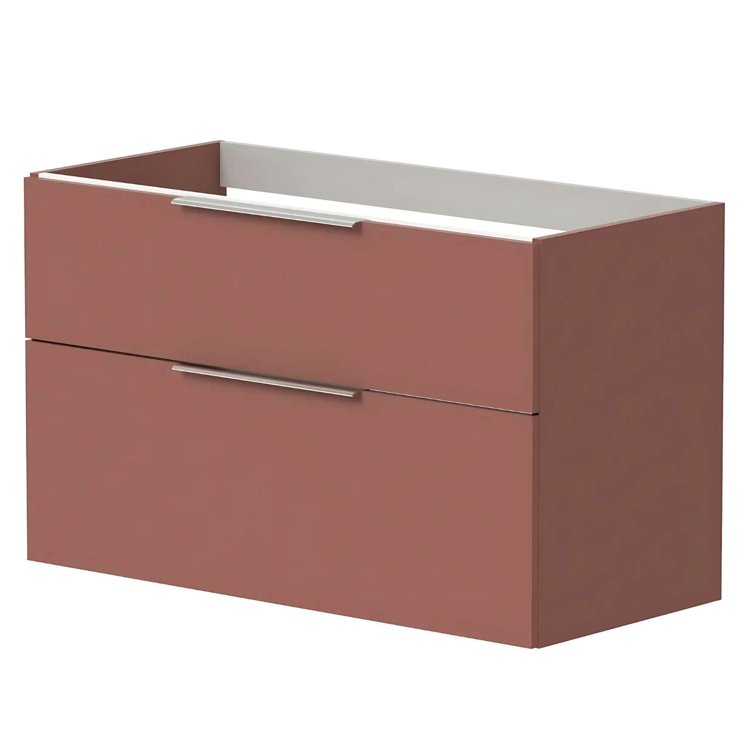 Korsbakken Big Servantskap 2 Skuffer - ekstra høy underskuff Antikk rød / 100cm Korsbakken Servantskap KO-330114100