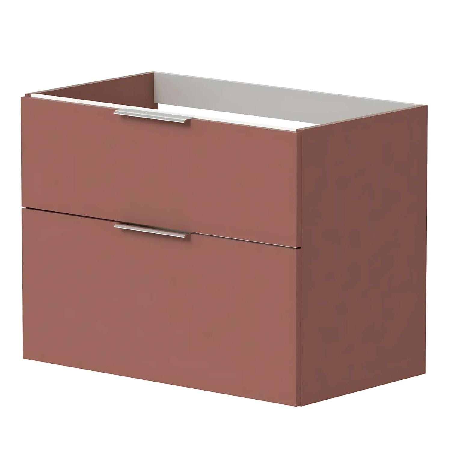 Korsbakken Big Servantskap 2 Skuffer - ekstra høy underskuff Antikk rød / 80cm Korsbakken Servantskap KO-330114080