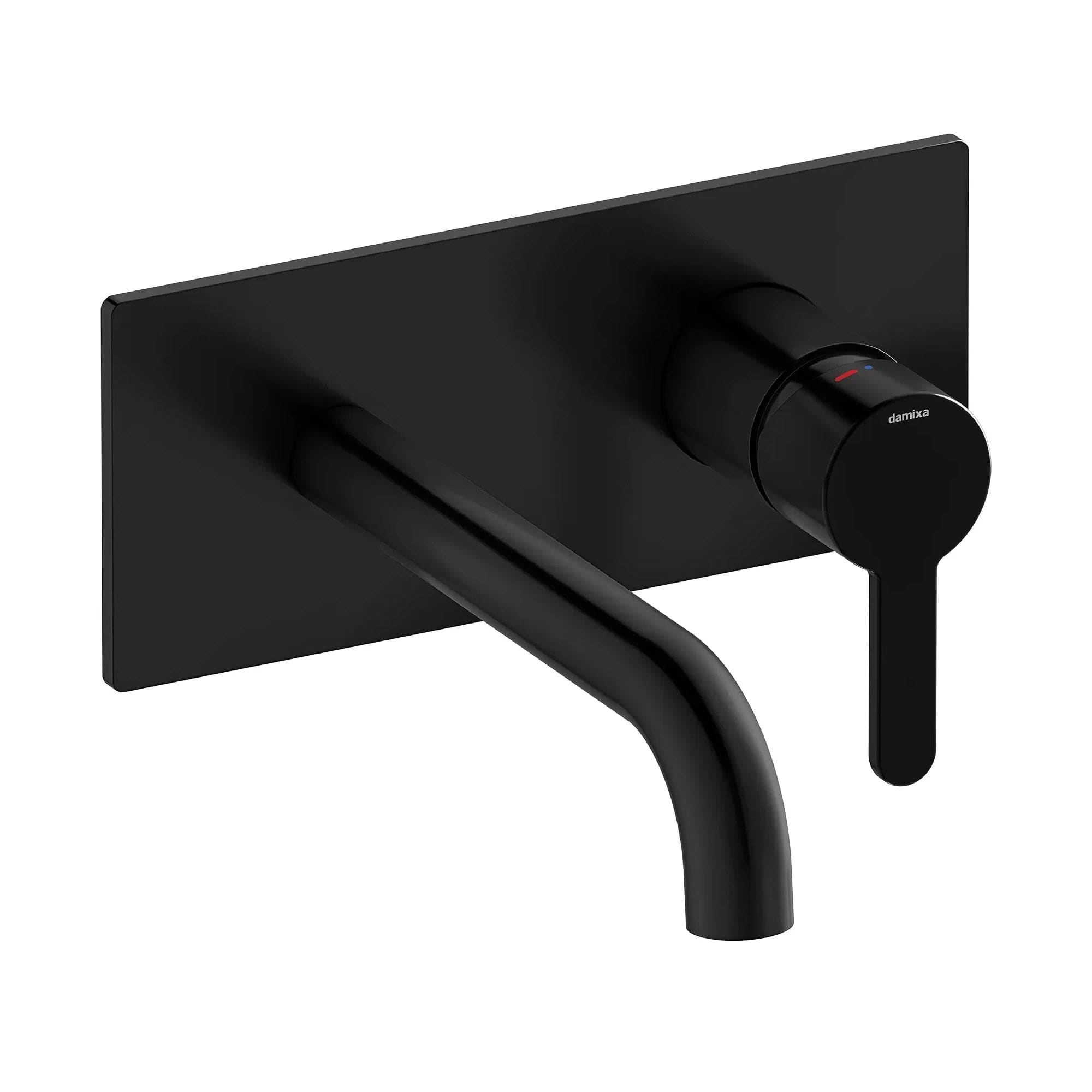 Korsbakken Innbyggingskran for servant komplett Svart matt Damixa Servantbatteri KO-4716161