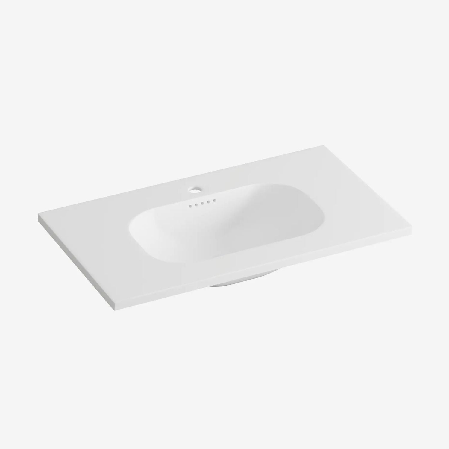 Korsbakken Nice Heldekkende Servant Hvit matt / 80cm Korsbakken Møbelservant KO-463202080