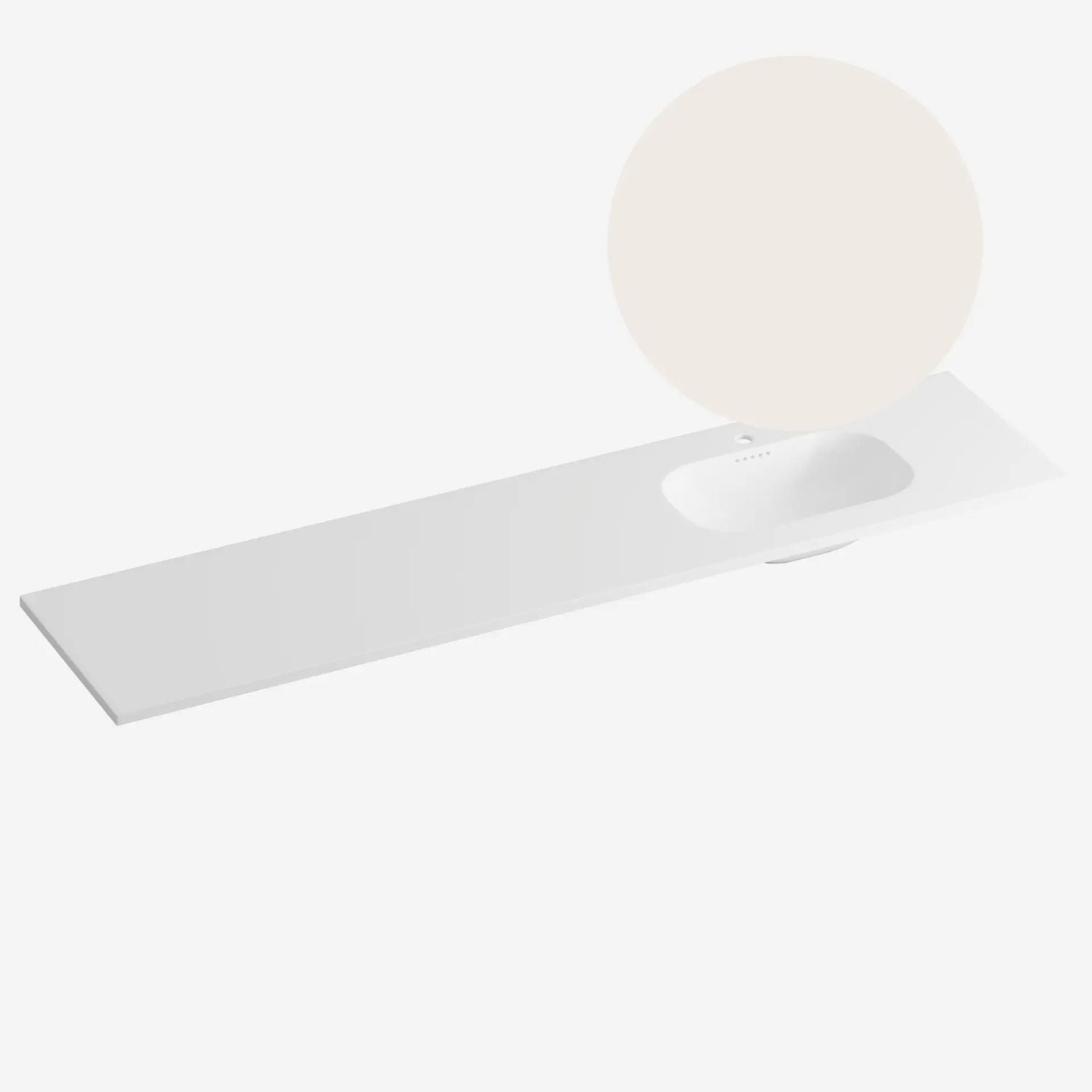 Korsbakken Nice Heldekkende Servant Lys beige / 200cm høyre Korsbakken Møbelservant KO-463205206