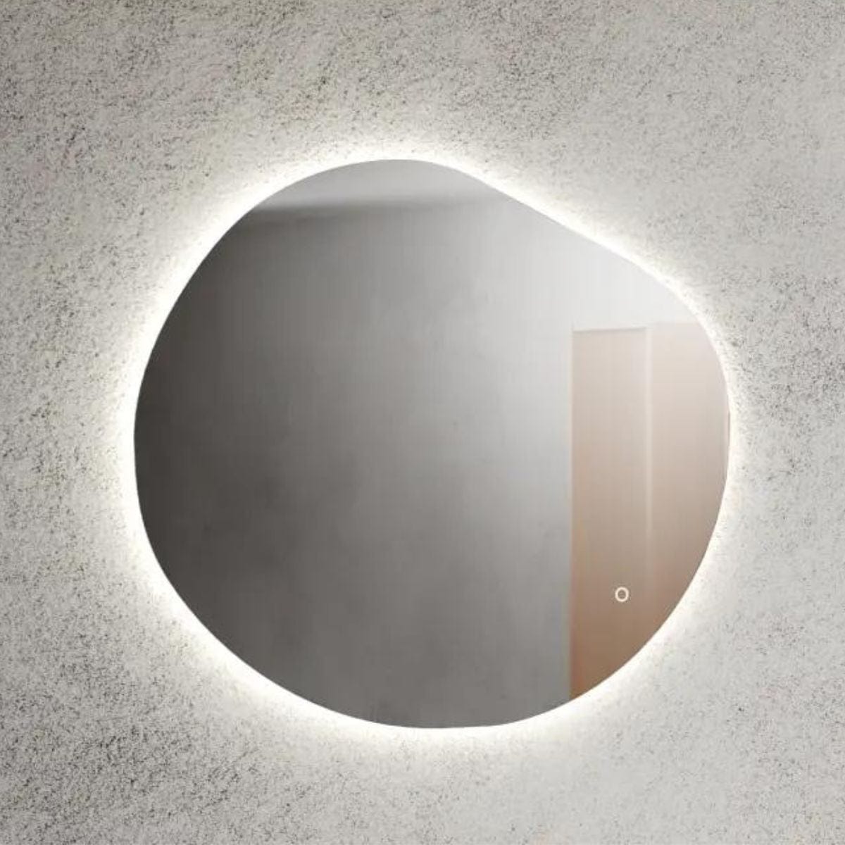 Korsbakken Organic 85cm Speil med lys Korsbakken Baderomsspeil KO-108800085