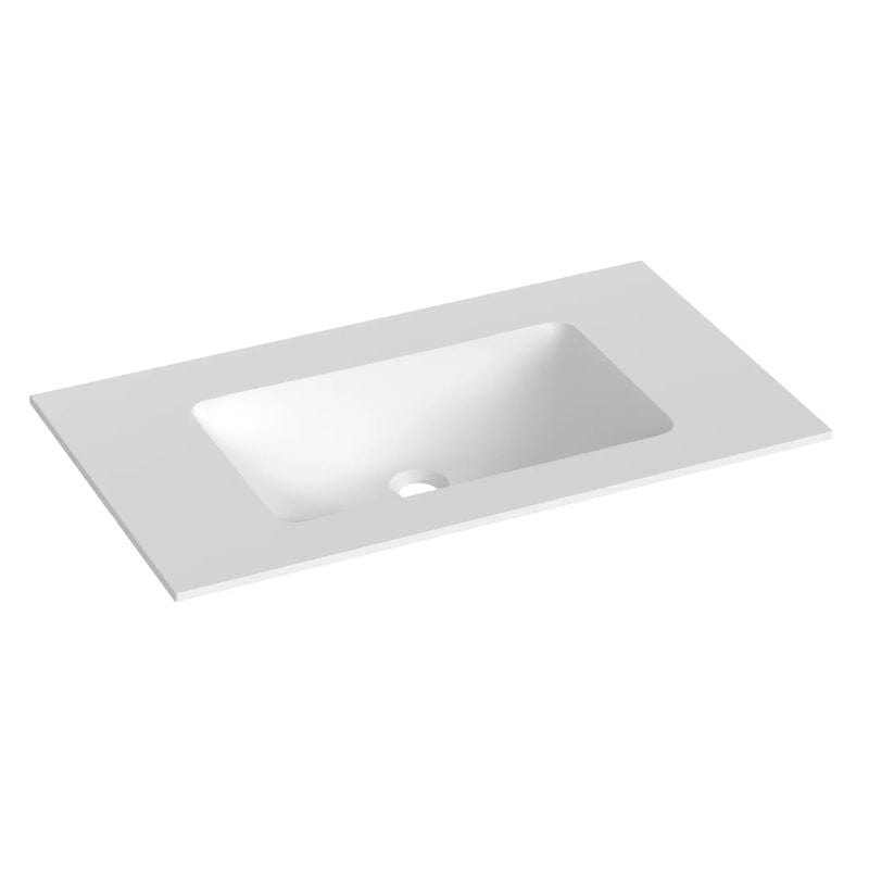 Korsbakken Orion Solid Surface Heldekkende Servant Hvit matt / 80cm Korsbakken Møbelservant KO-403202080
