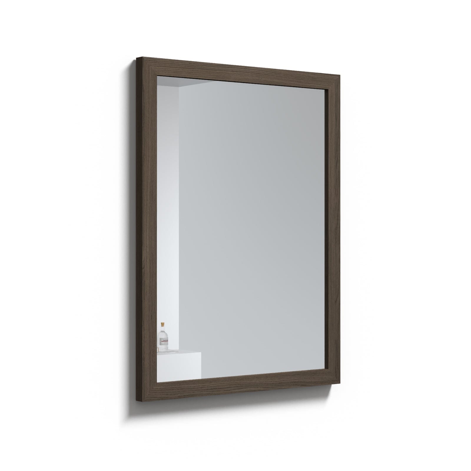 Korsbakken Rustic Speil med Ramme av Eik Mørk grå eik / 60cm Korsbakken Baderomsspeil KO-178744060