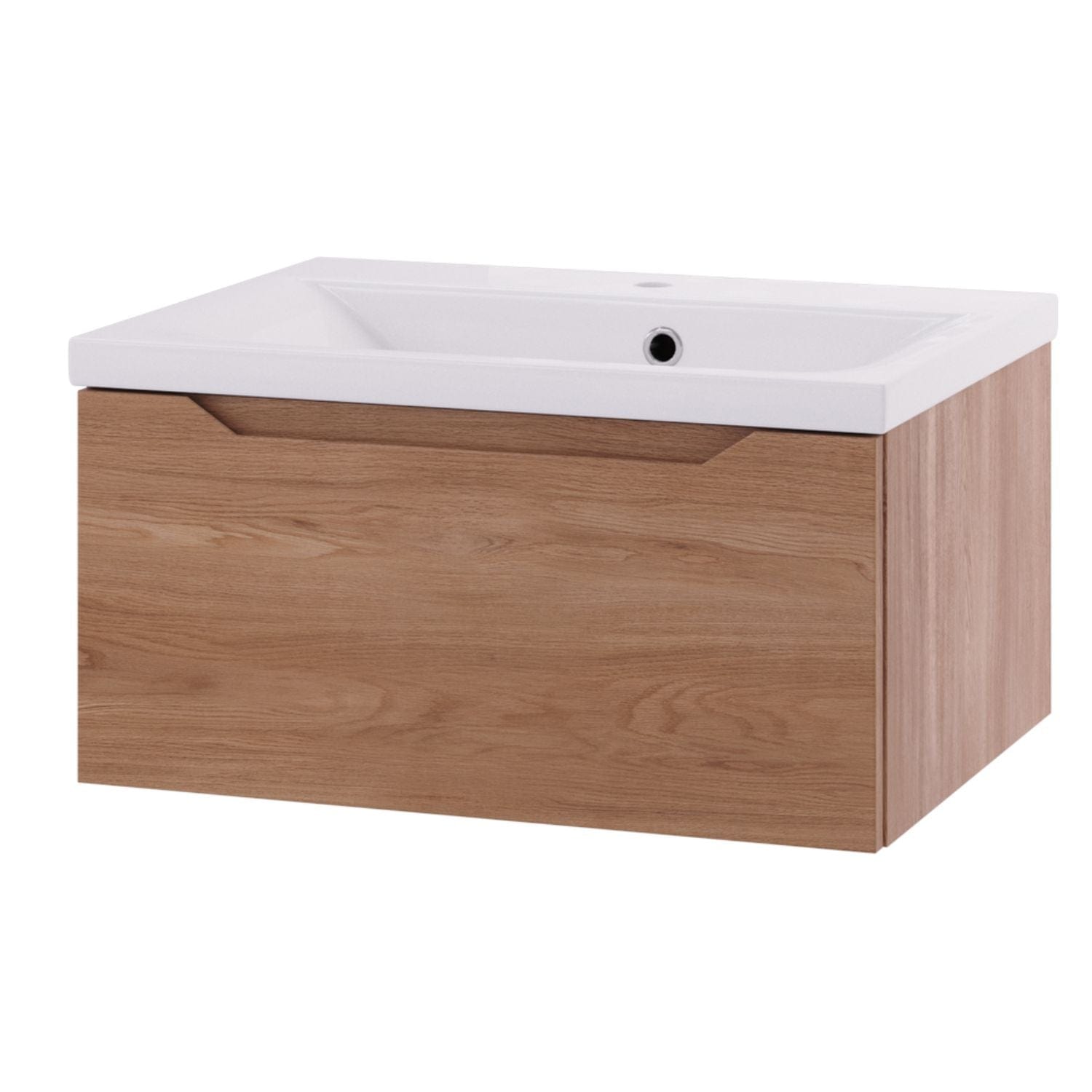 Linn Bad Emma D45 Servantskap med 1 skuff Eik / 60cm Linn Bad Servantskap LB-1305061S