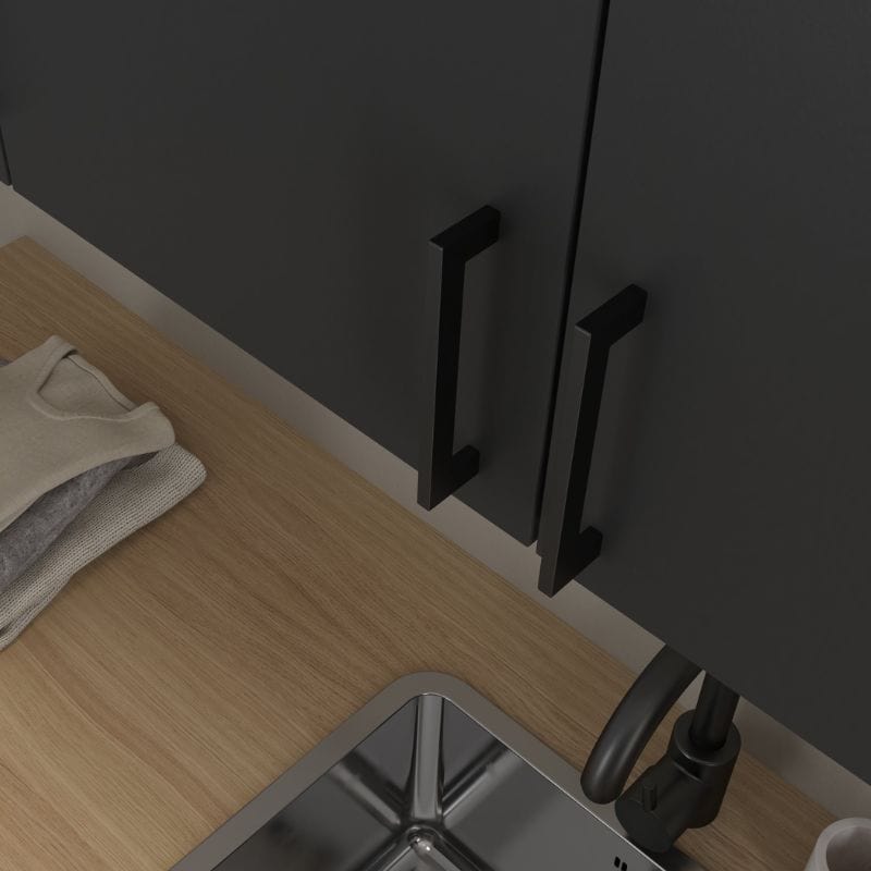 Linn Bad Grep for vaskerom Svart matt Linn Bad Tilbehør vaskeromsinnredning LB-7008311