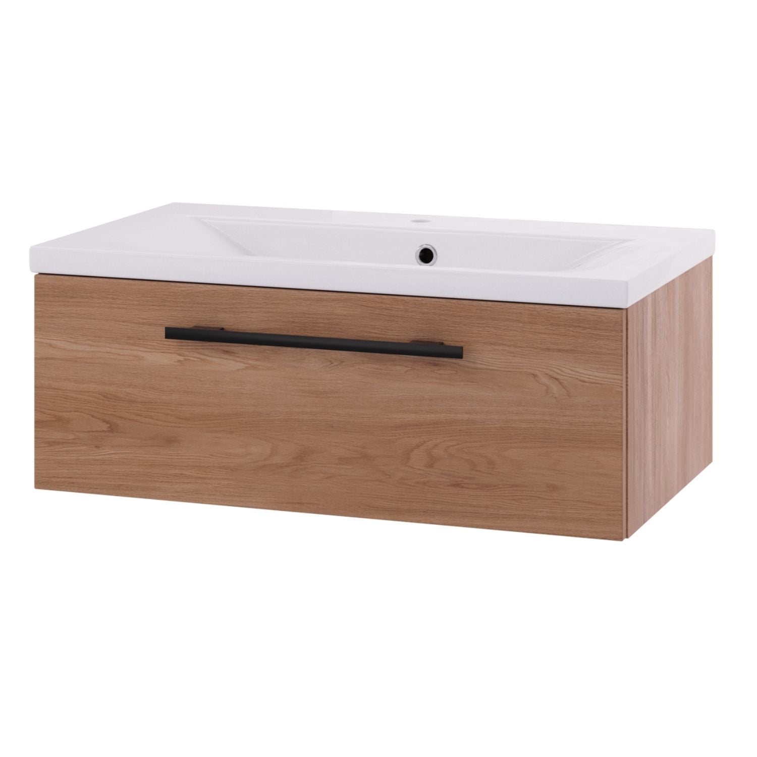 Linn Bad Ingrid D45 Servantskap med 1 skuff Eik / 80cm Linn Bad Servantskap LB-1105081S