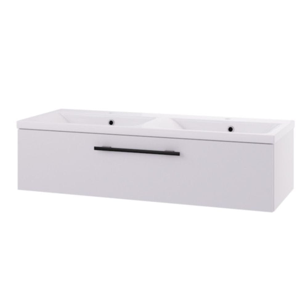 Linn Bad Ingrid D45 Servantskap med 1 skuff Hvit / 120cm venstre Linn Bad Servantskap LB-110112V1S