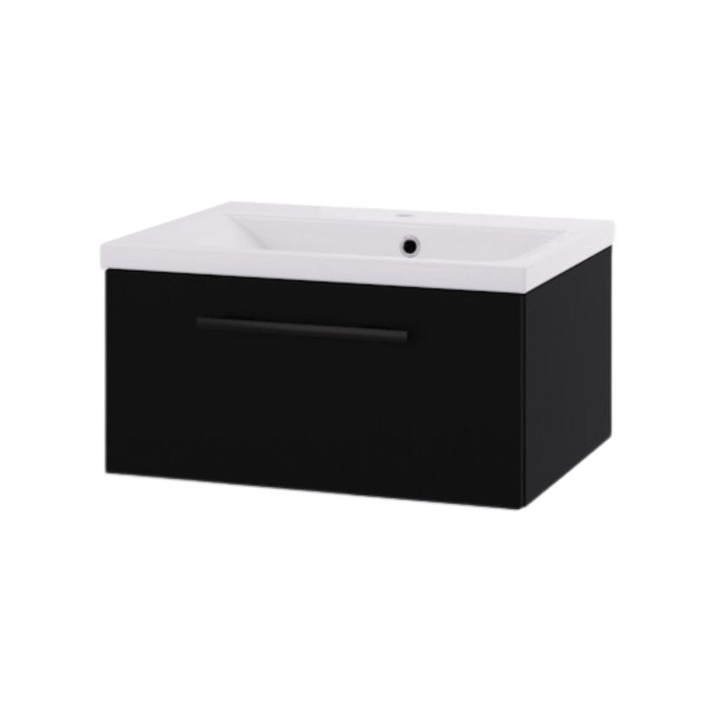 Linn Bad Ingrid D45 Servantskap med 1 skuff Svart / 60cm Linn Bad Servantskap LB-1107061S