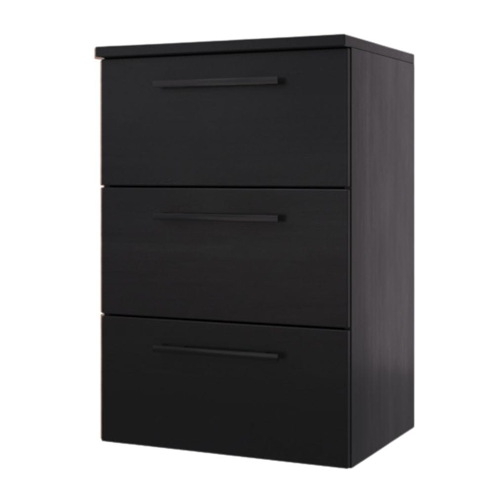 Linn Bad Ingrid Smal Sideskap med skuffer Svart eik / 60cm Linn Bad Sideskap bad LB-119606