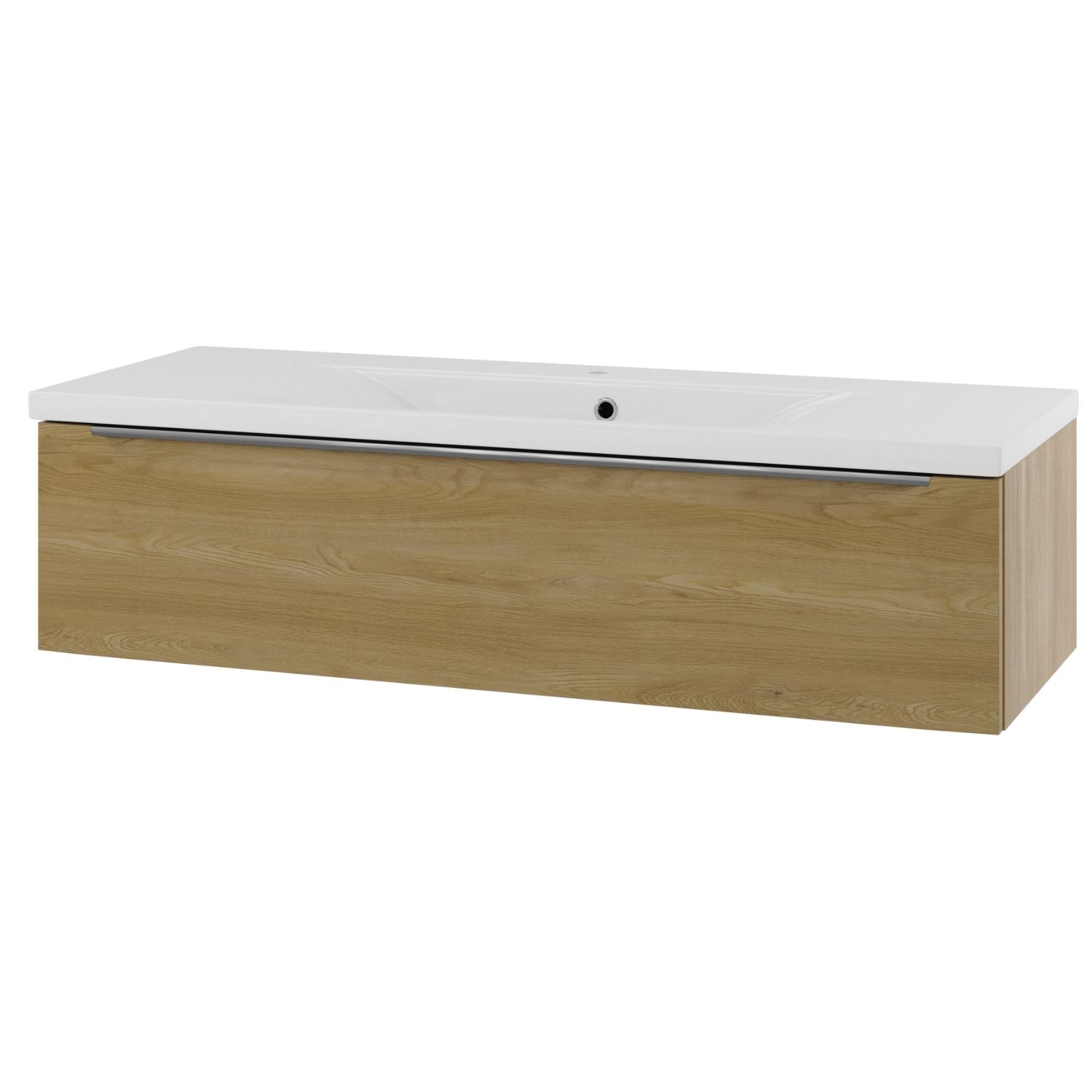 Linn Bad Mari D45 Servantskap med 1 skuff Eik / 120cm Linn Bad Servantskap LB-1205121S