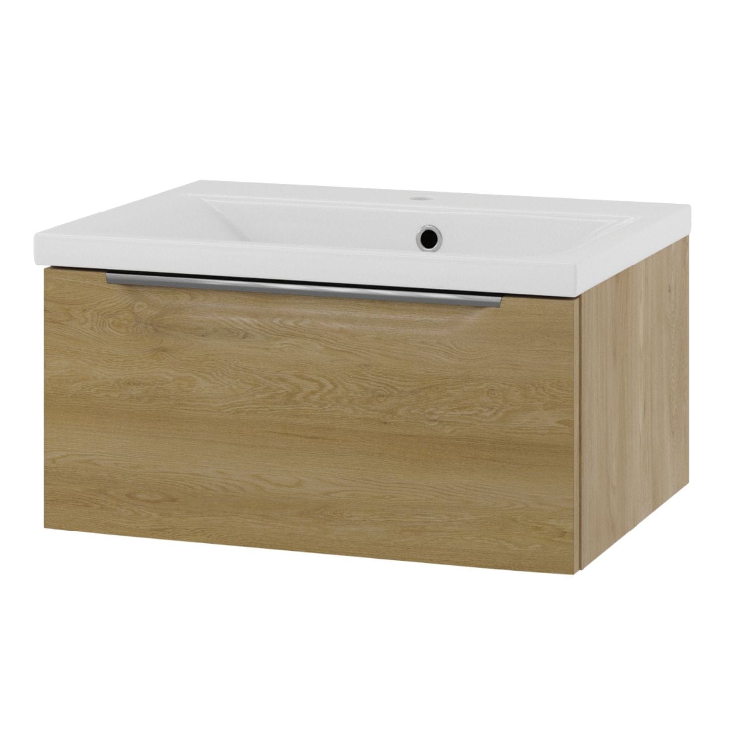 Linn Bad Mari D45 Servantskap med 1 skuff Eik / 60cm Linn Bad Servantskap LB-1205061S