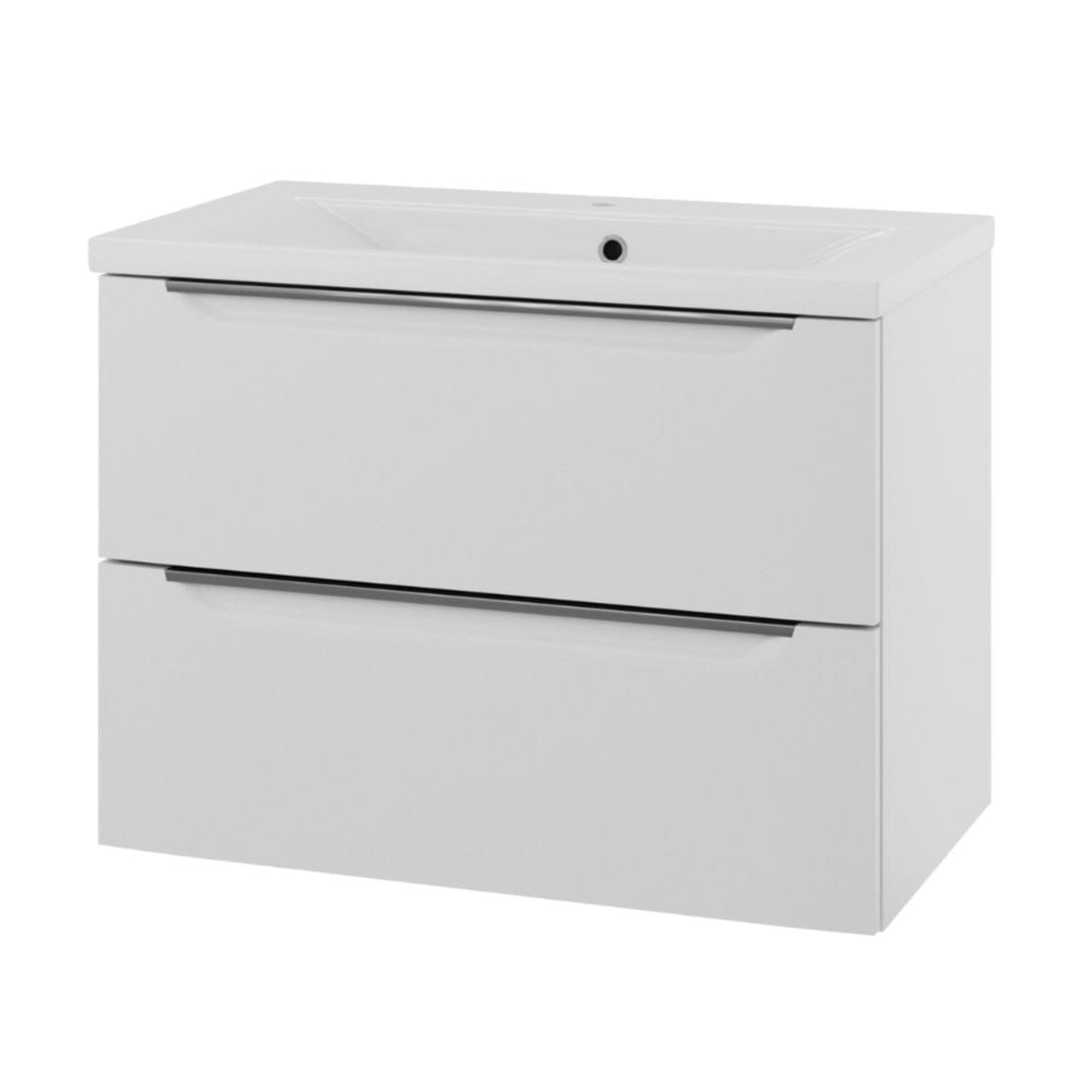 Linn Bad Mari D45cm Servantskap Hvit matt / 80cm Linn Bad Servantskap LB-400700